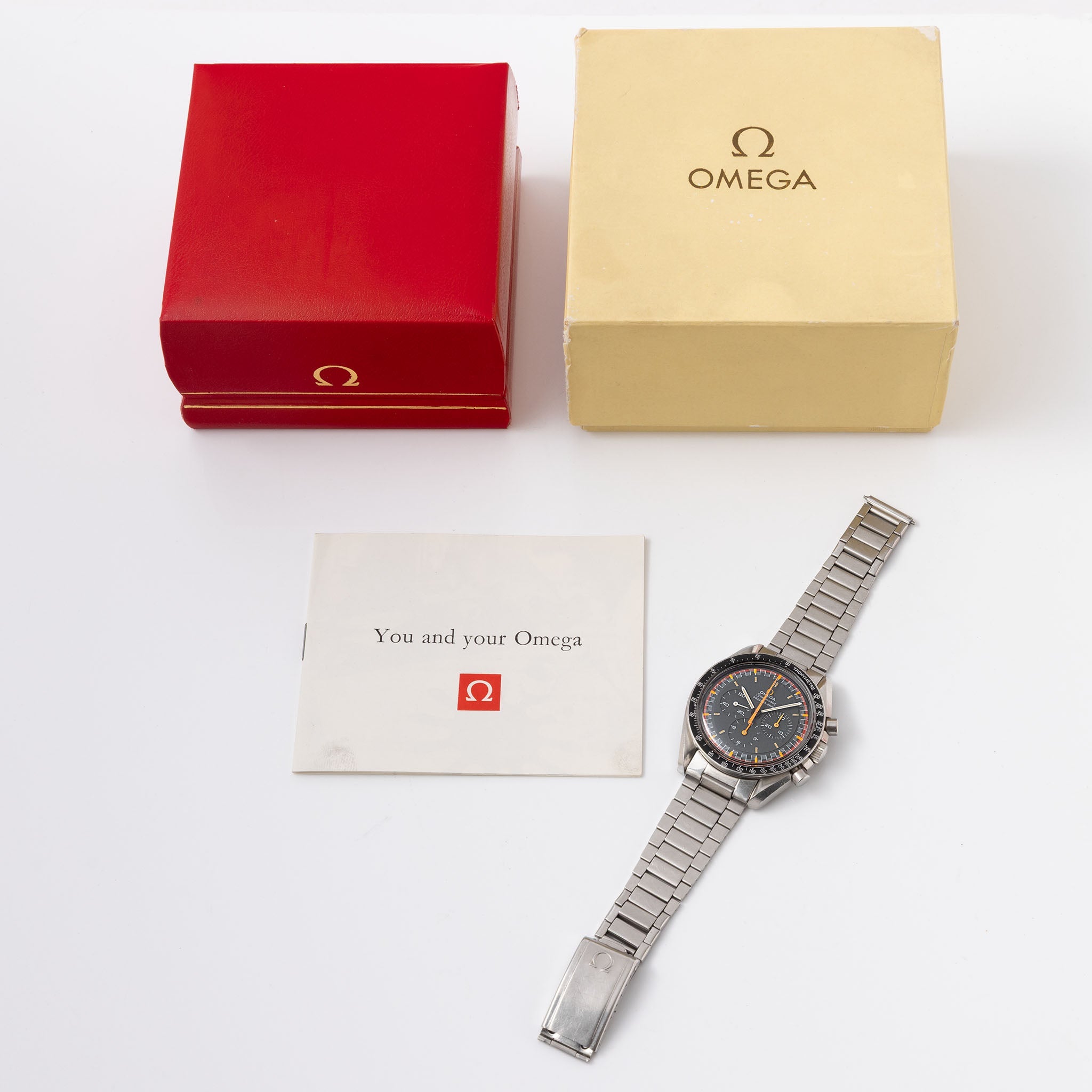 Omega Speedmaster 145.022-69 Grey Racing dial with Original Box and Booklet