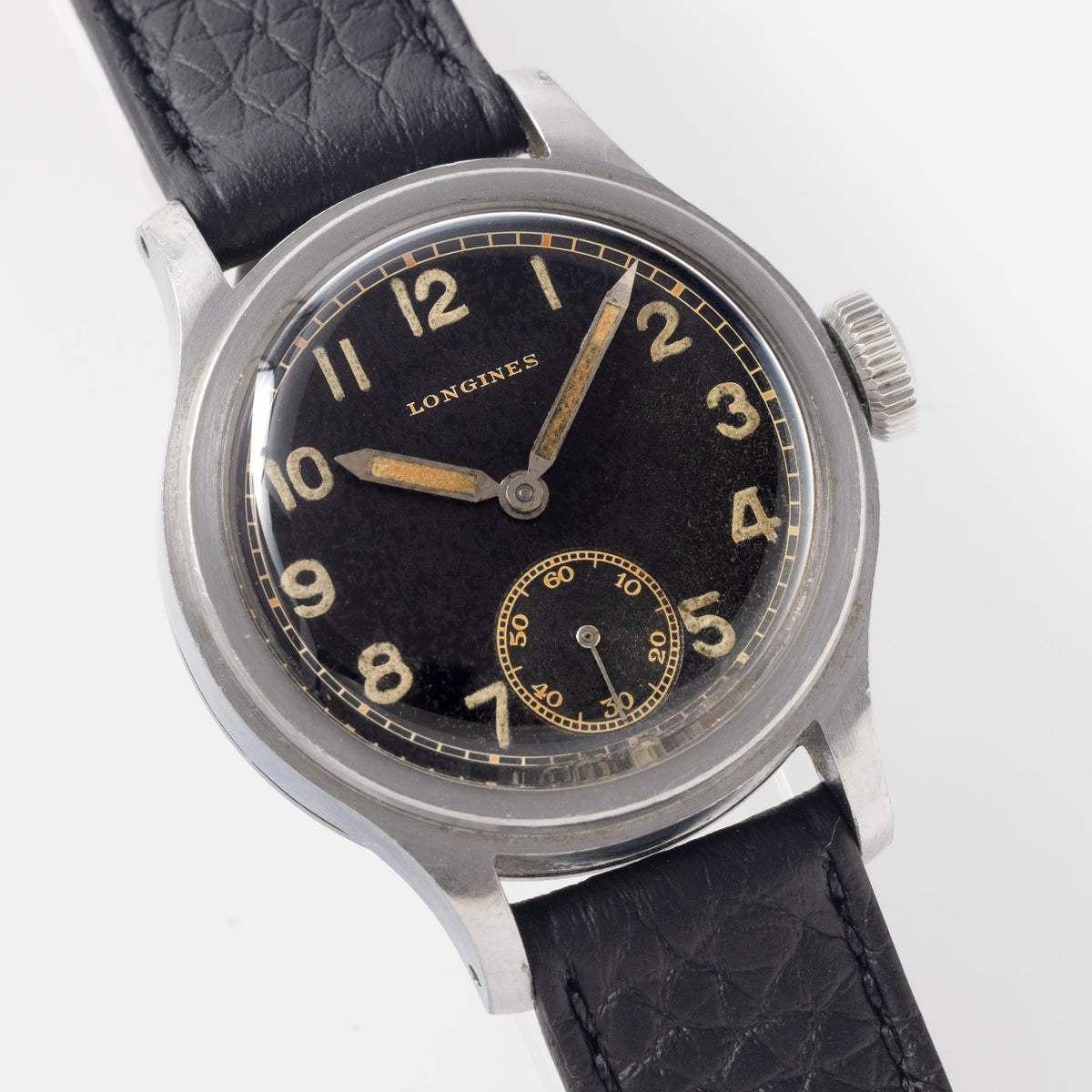 Longines Sei Tache Gilt Dial ref. 5130 with Extract of the Archives “German Army”