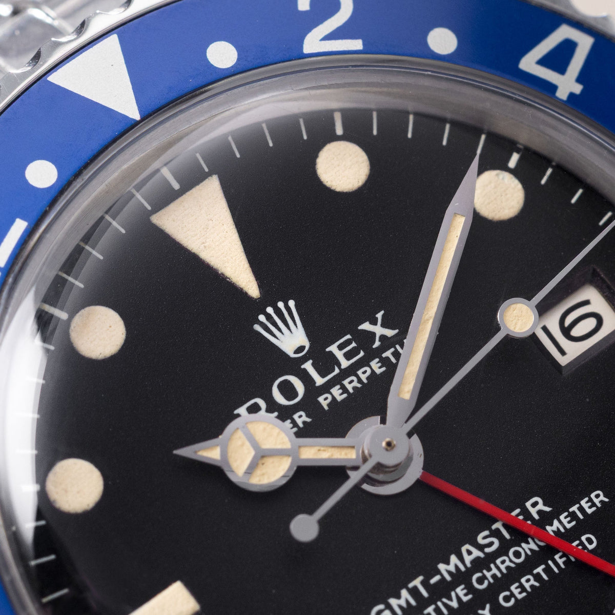 Rolex GMT Master Ref 1675 Long E Mk1 Exceptional Box and Papers Set