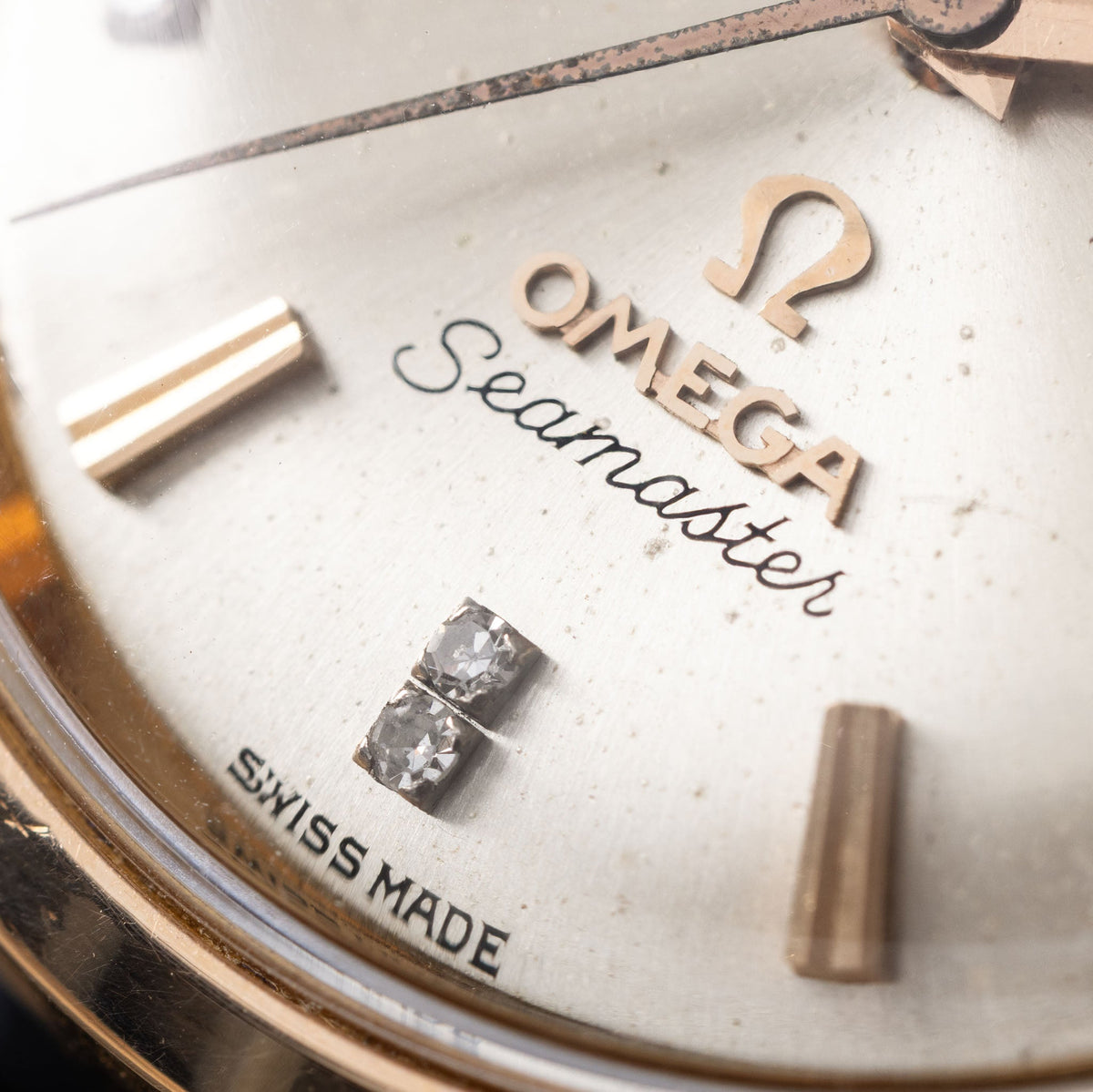 Omega Seamaster Dresswatch in 18k Rose Gold Diamond Markers for Sheikh Bin Salman of Bahrein ref. 166010 62