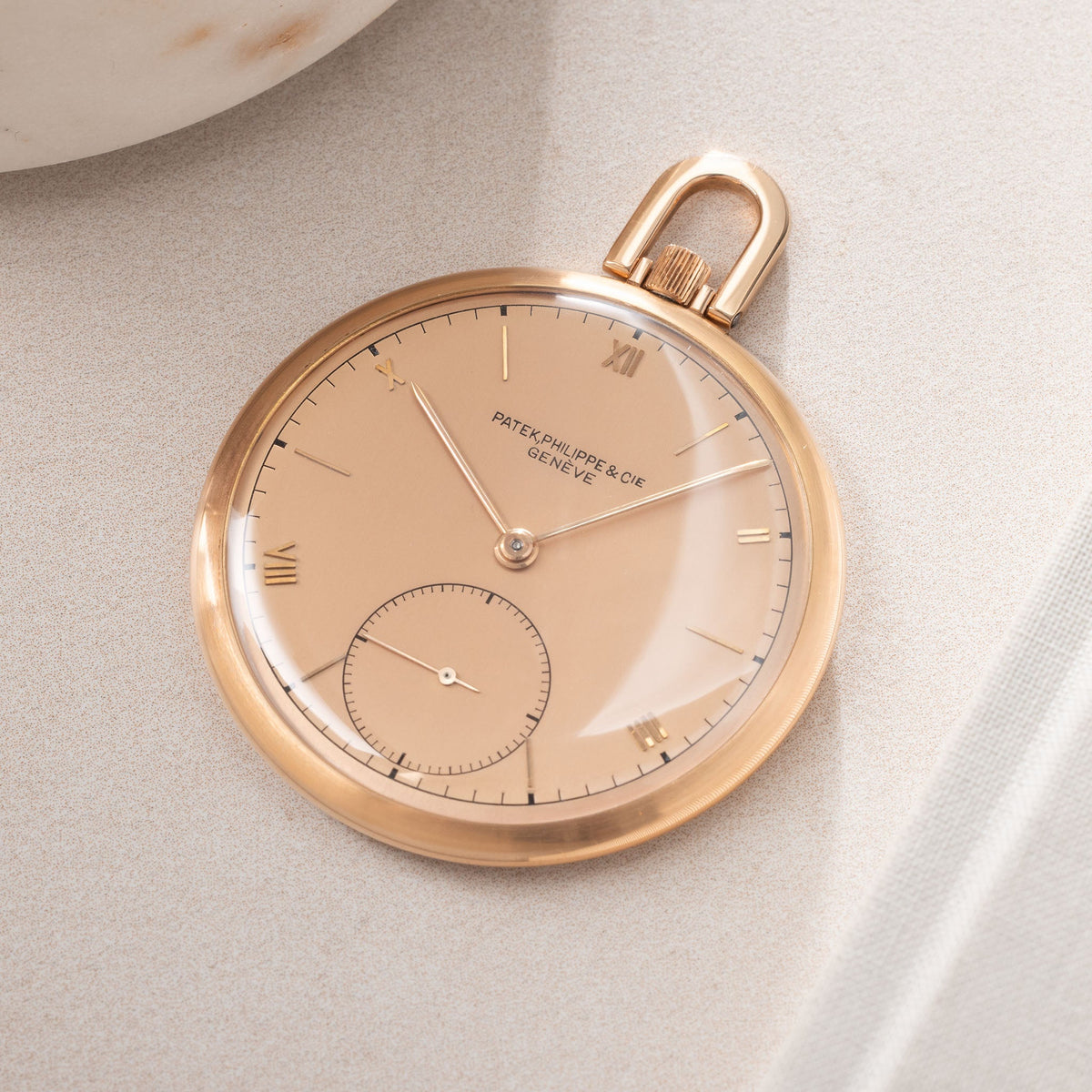 Patek Philippe Pocket Watch in 18k Rose Gold “Pink on Pink”