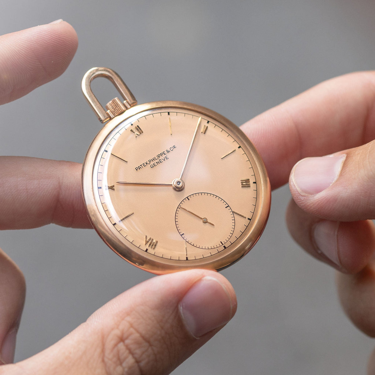Patek Philippe Pocket Watch in 18k Rose Gold “Pink on Pink”