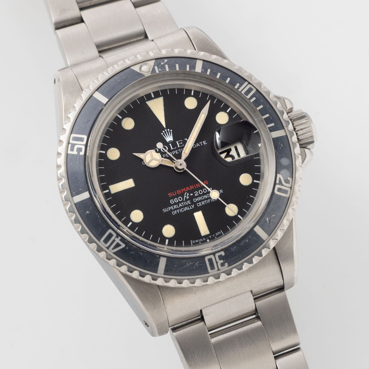 Rolex Submariner mk4 red Dial ref 1680