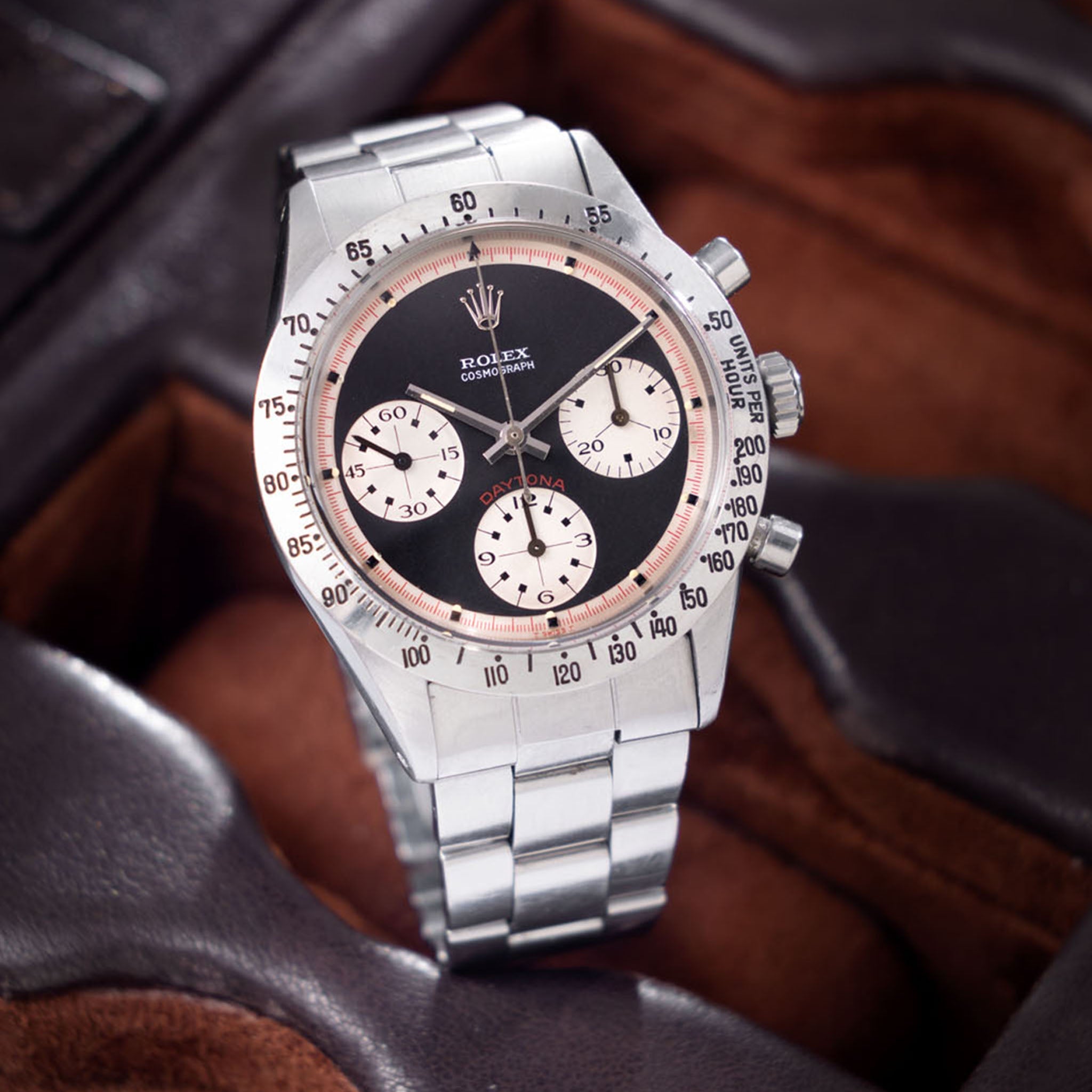 Rolex Cosmograph Daytona 6262 Black Tri-Color Paul Newman dial with Rolex service paper