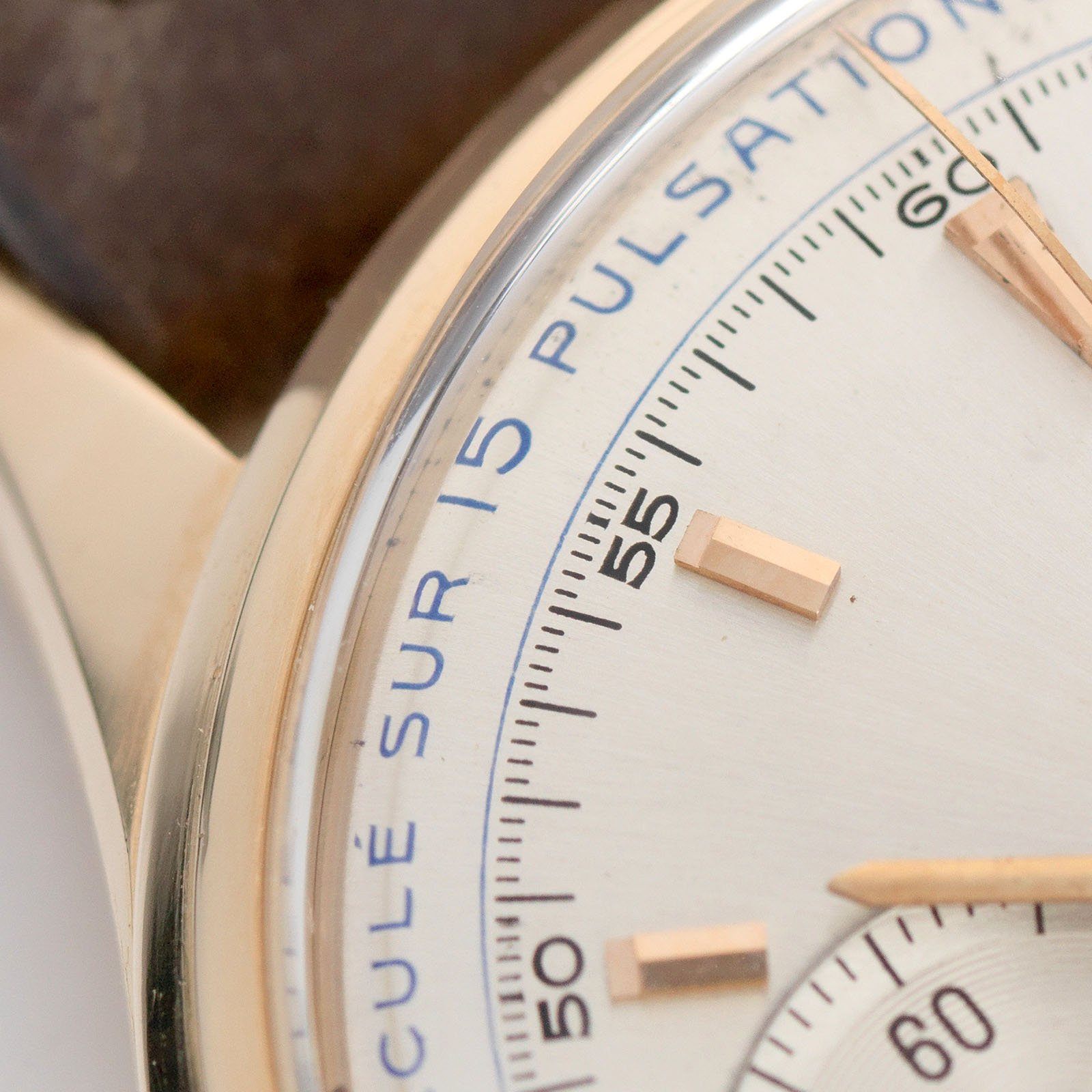 Certina Red Gold Pulsometer Chronograph 1940s
