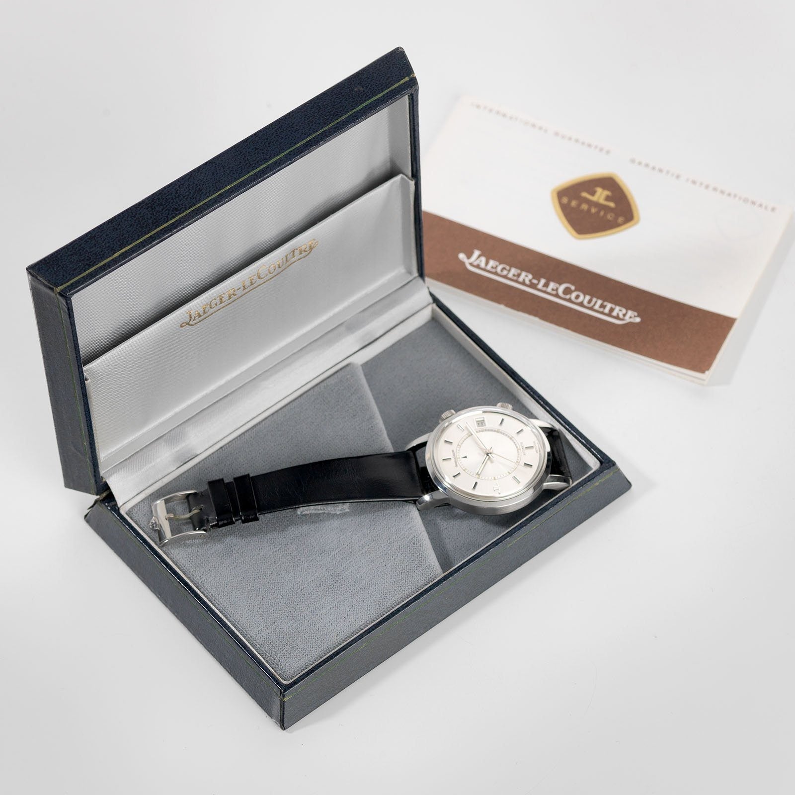 Rare Jaeger le Coultre Memovox Silver Dial 875.42