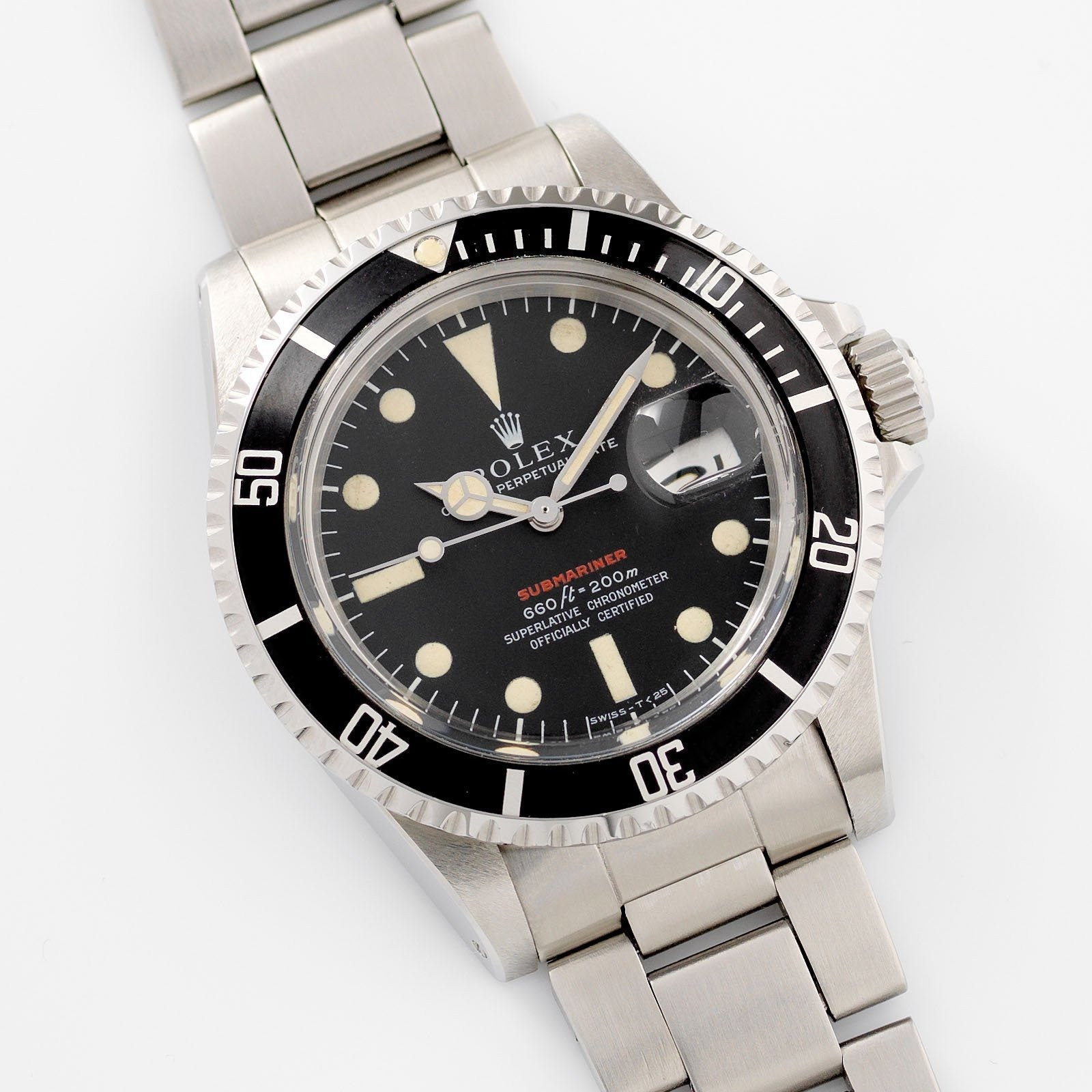 Rolex Red Writing Submariner Date 1680 Mk4