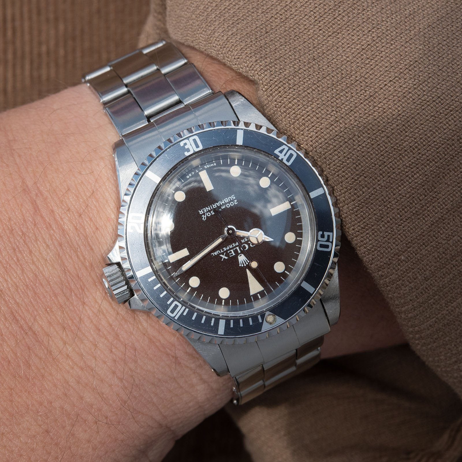 Rolex Submariner Dark Brown Meters-First Matte Dial 5513