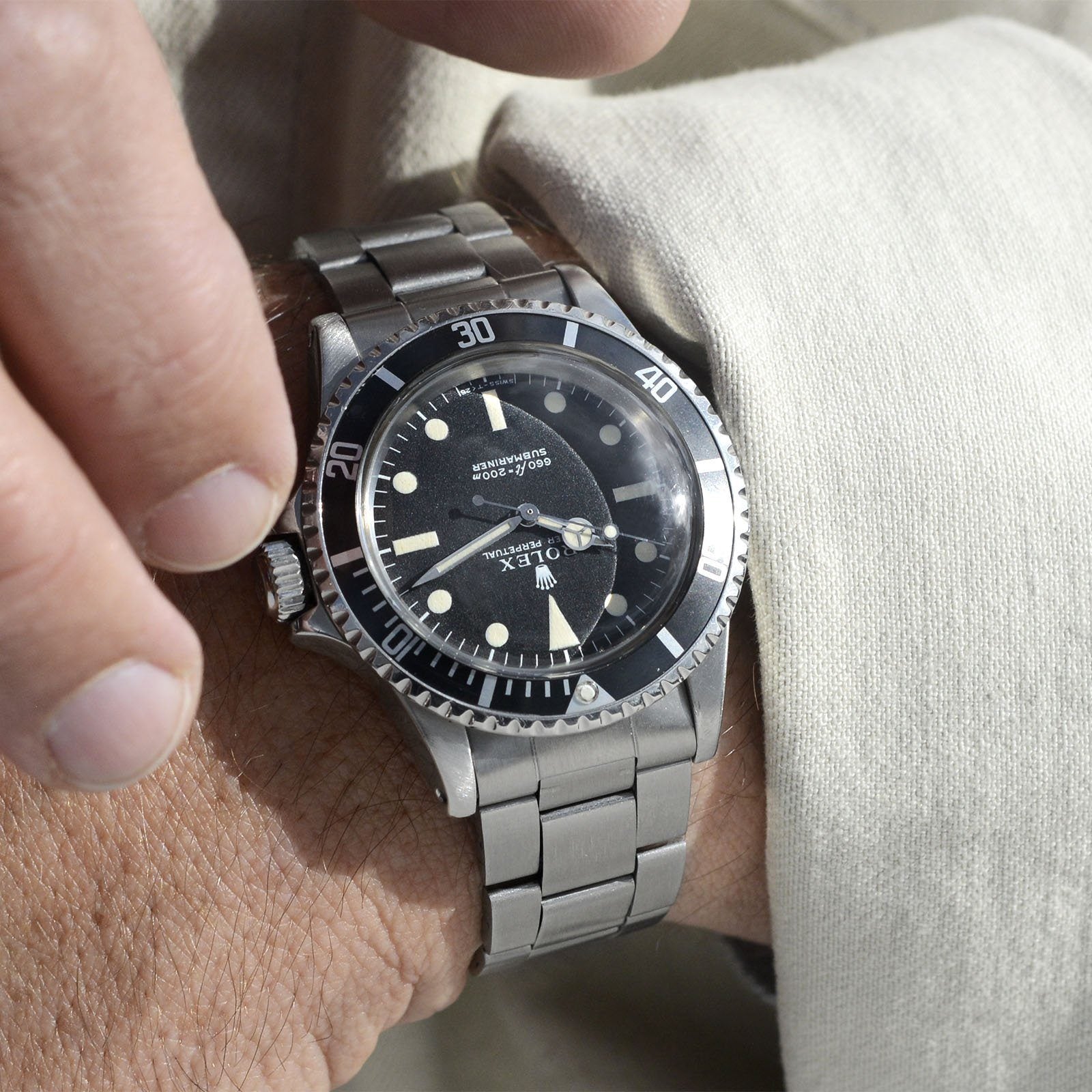 Rolex Submariner Non-Serif Dial 5513 with papers