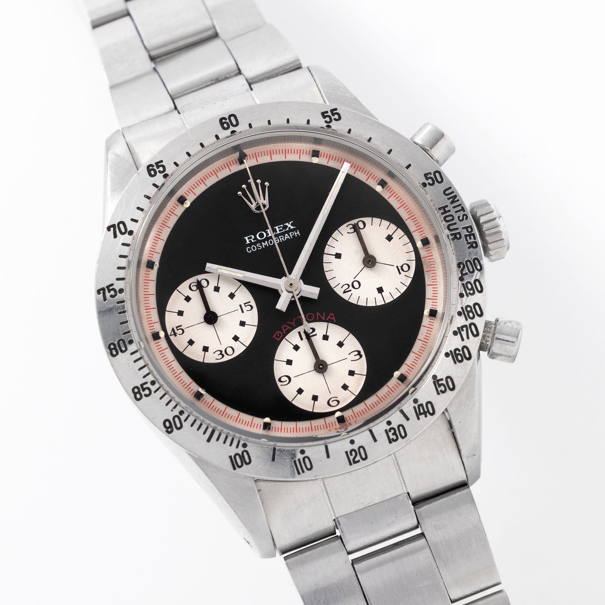 Rolex Cosmograph Daytona 6262 Black Tri-Color Paul Newman dial with Rolex service paper