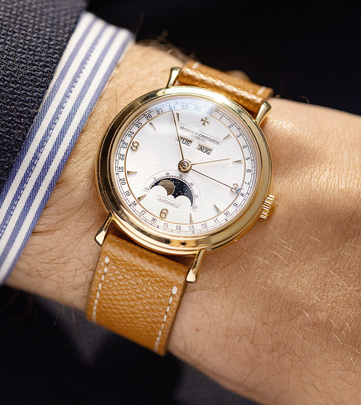 Vacheron Constantin 47050 Triple Calendar Moonphase Yellow Gold