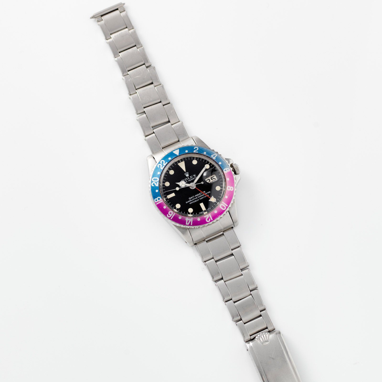 Rolex 1675 Mk1 Long E Pink Lady GMT Master
