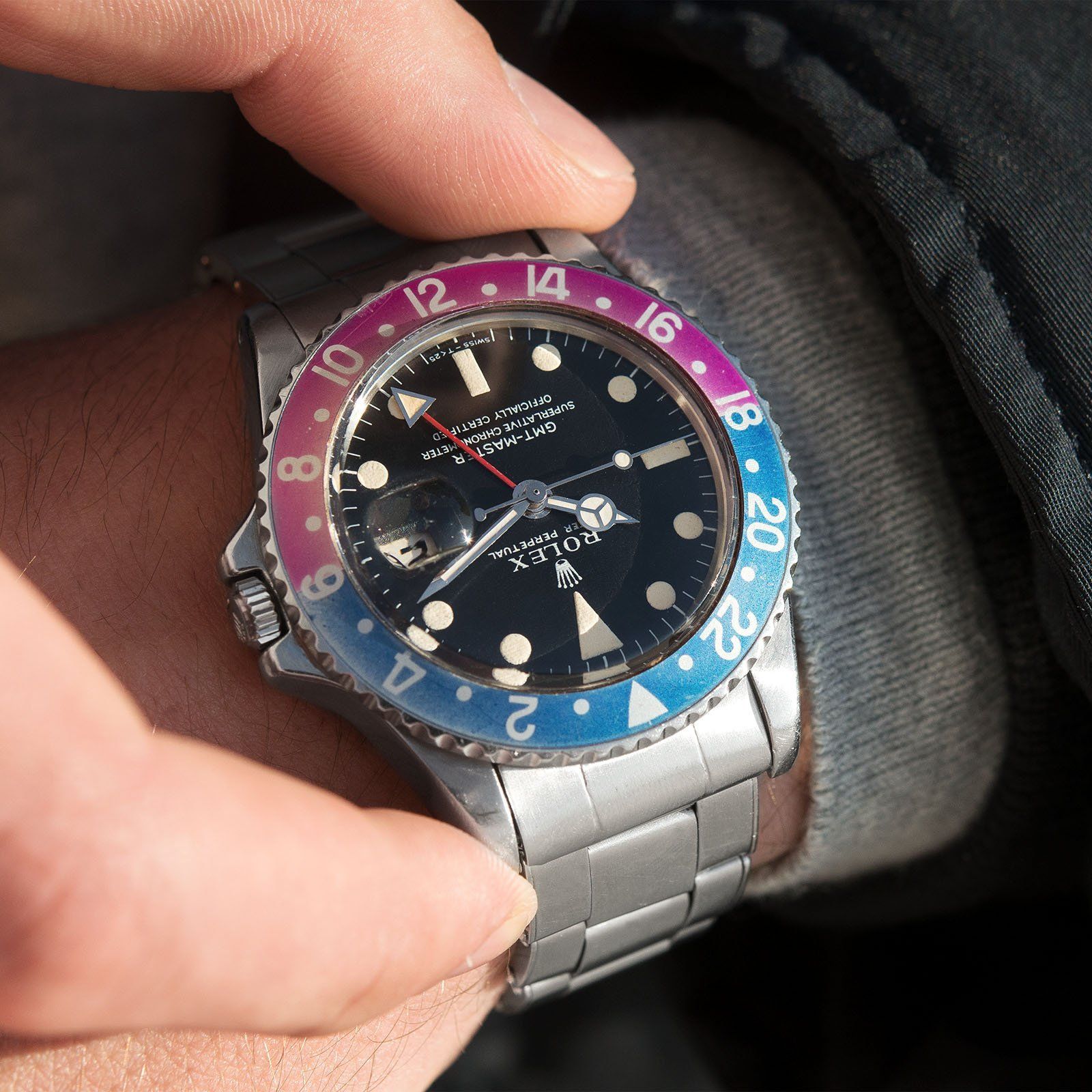 Rolex 1675 Mk1 Long E Pink Lady GMT Master