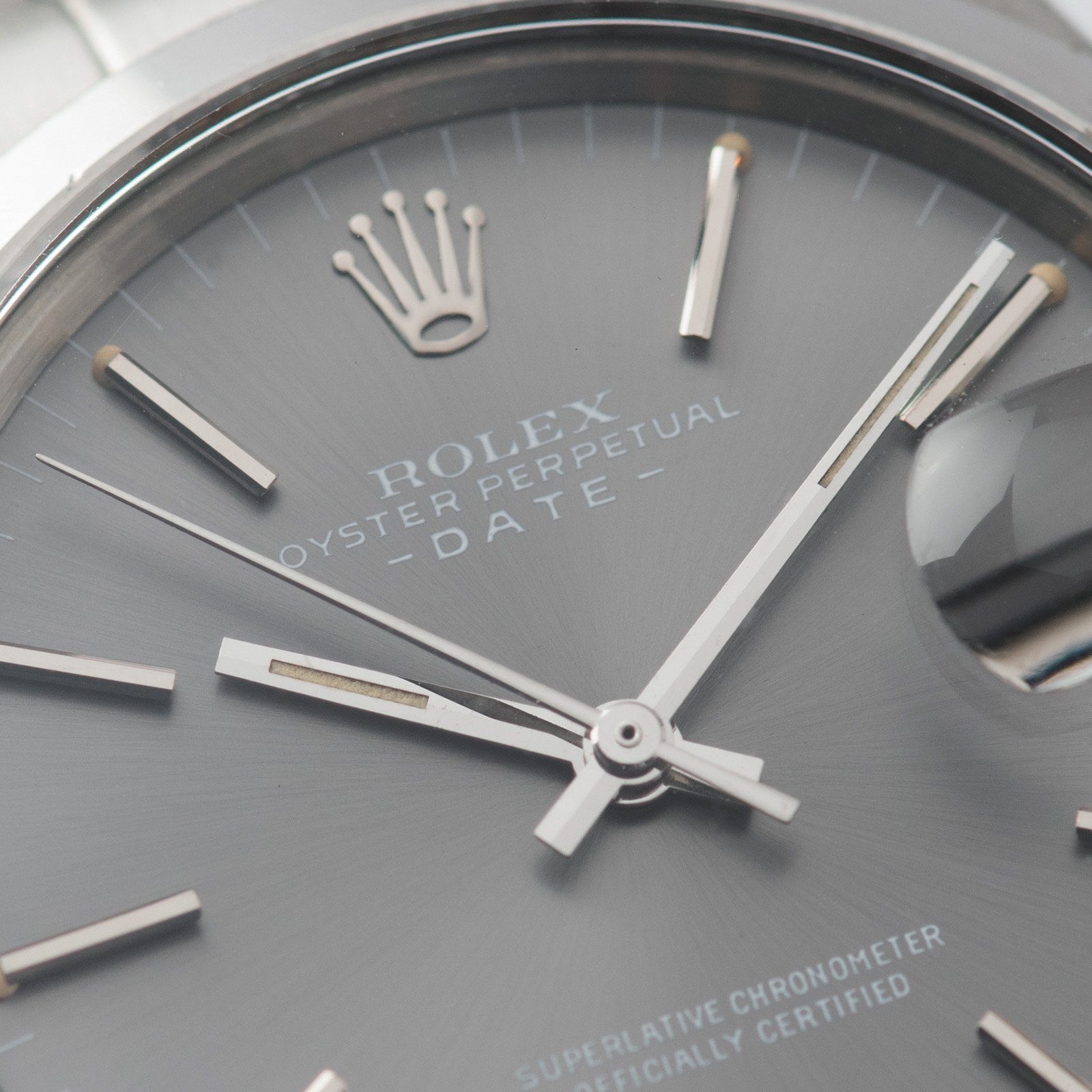 Rolex Date Reference 1500 Grey Dial