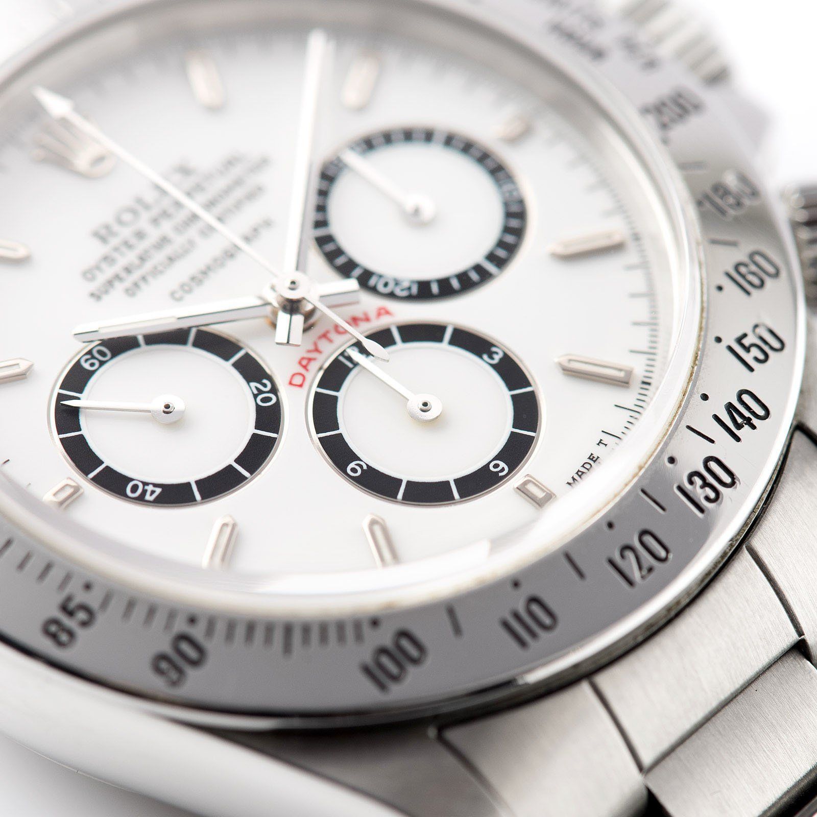 Rolex Daytona Steel 16520 Porcelain Floating Dial