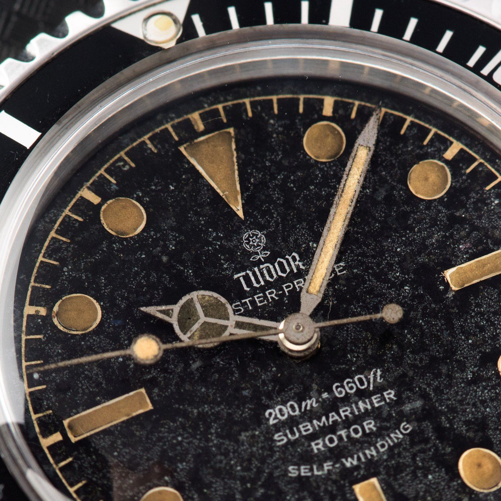 Tudor Pointed Submariner Ref 7928 with British Royal Navy History