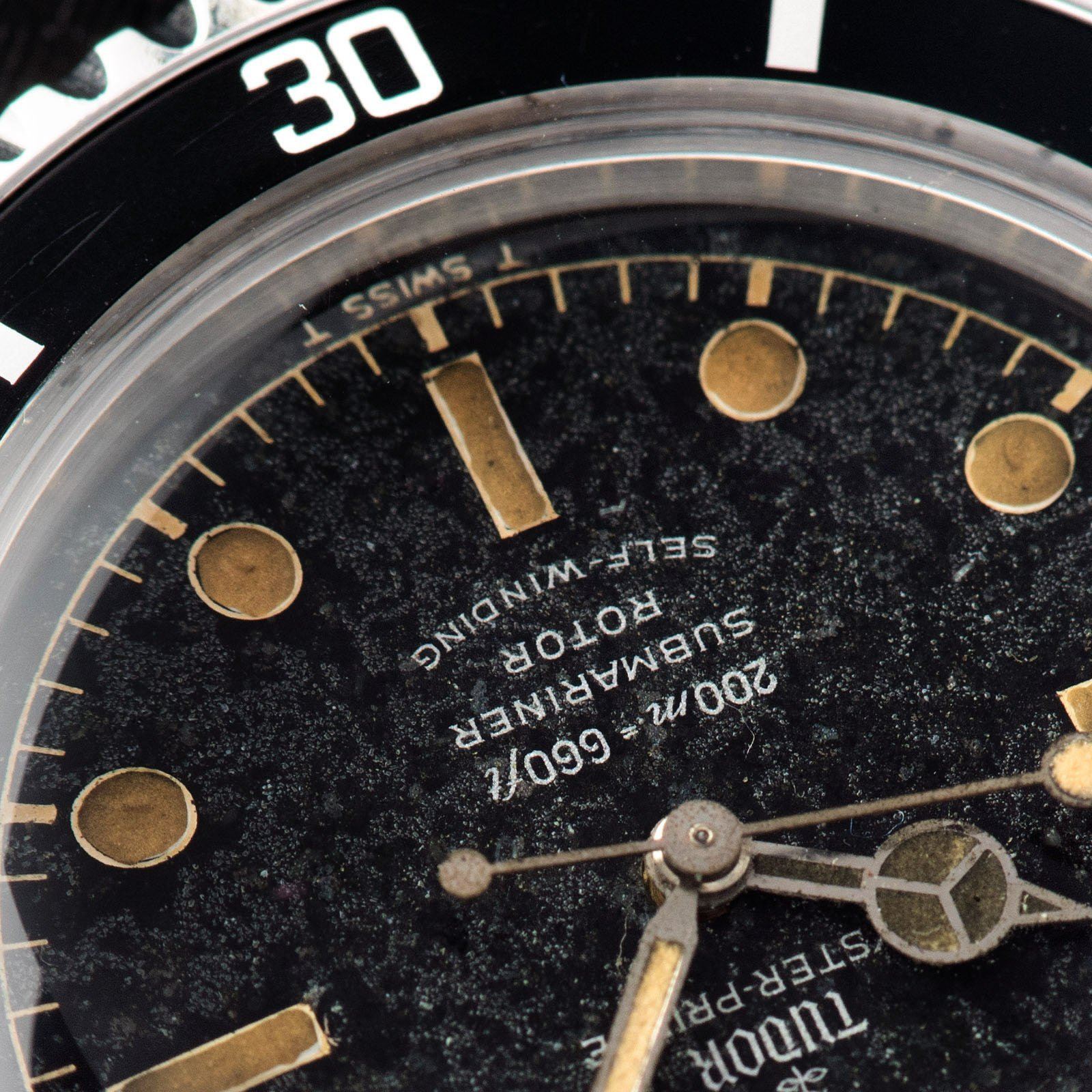 Tudor Pointed Submariner Ref 7928 with British Royal Navy History