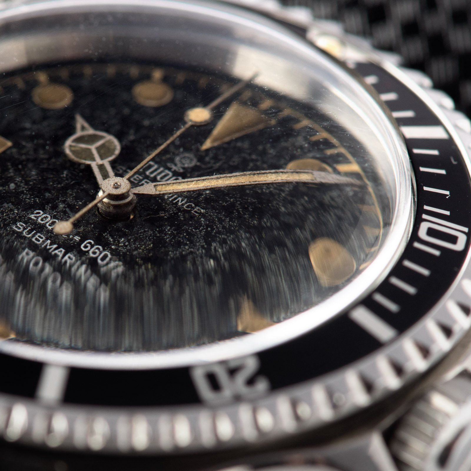 Tudor Pointed Submariner Ref 7928 with British Royal Navy History