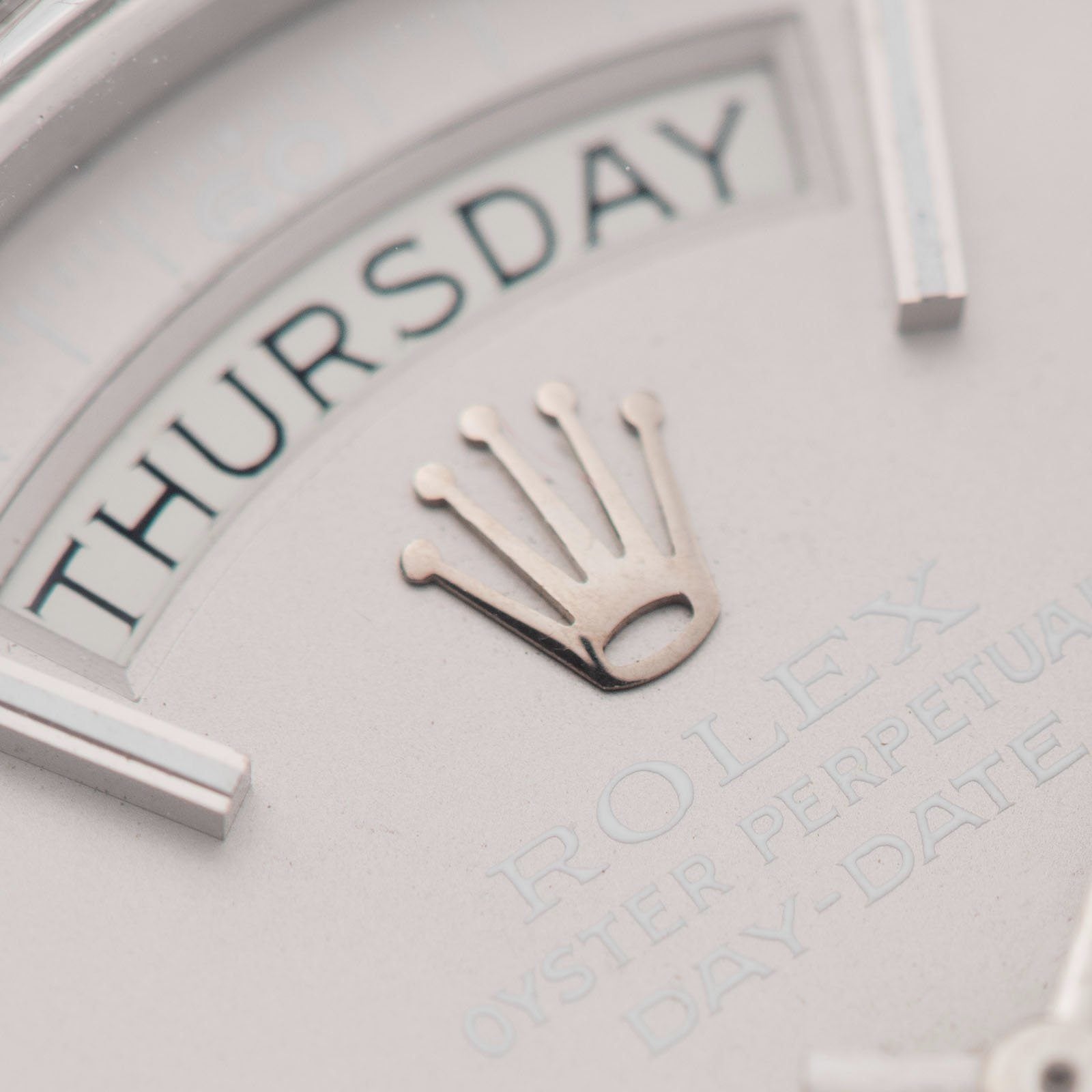 Rolex Day Date White Gold Ghost Dial 1803