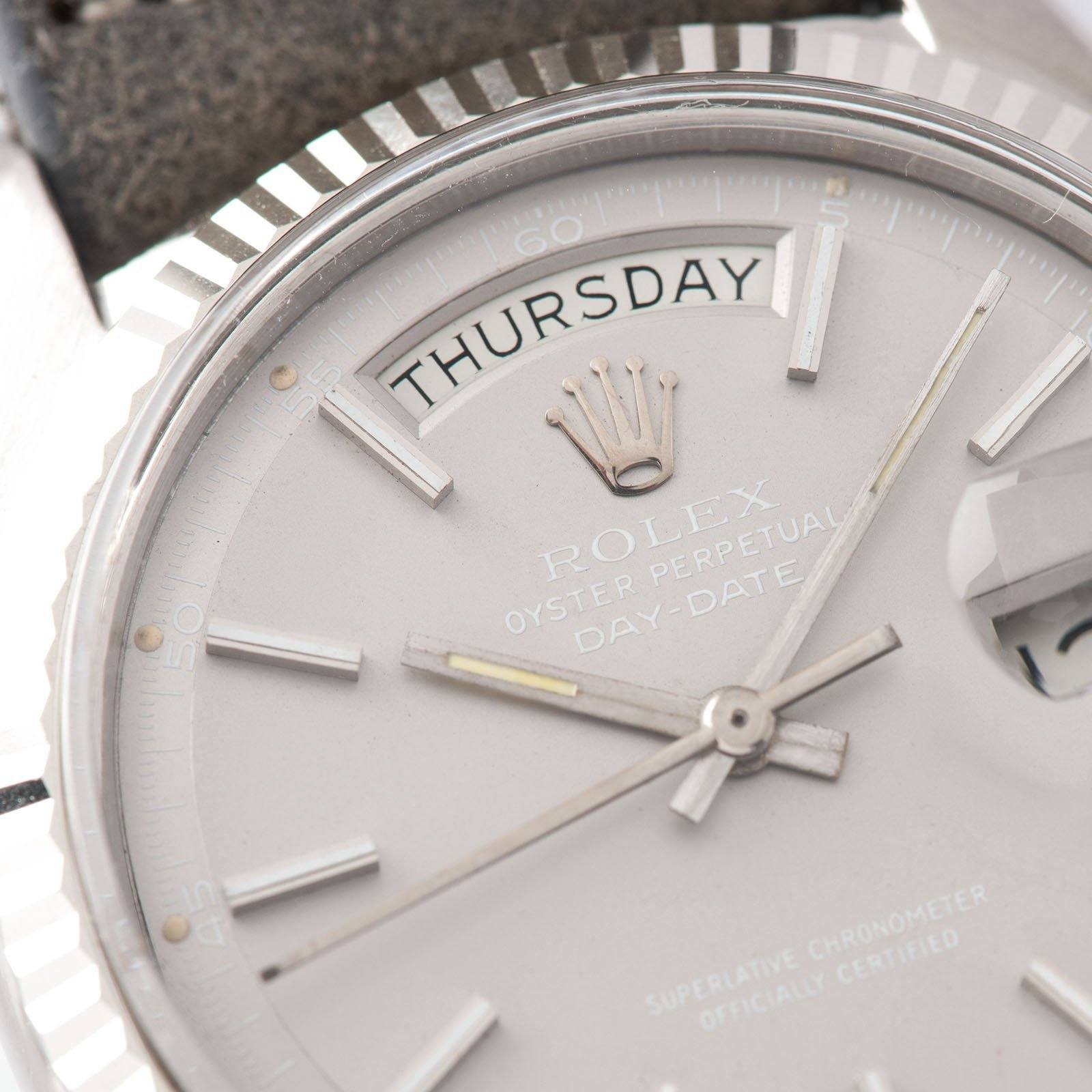 Rolex Day Date White Gold Ghost Dial 1803