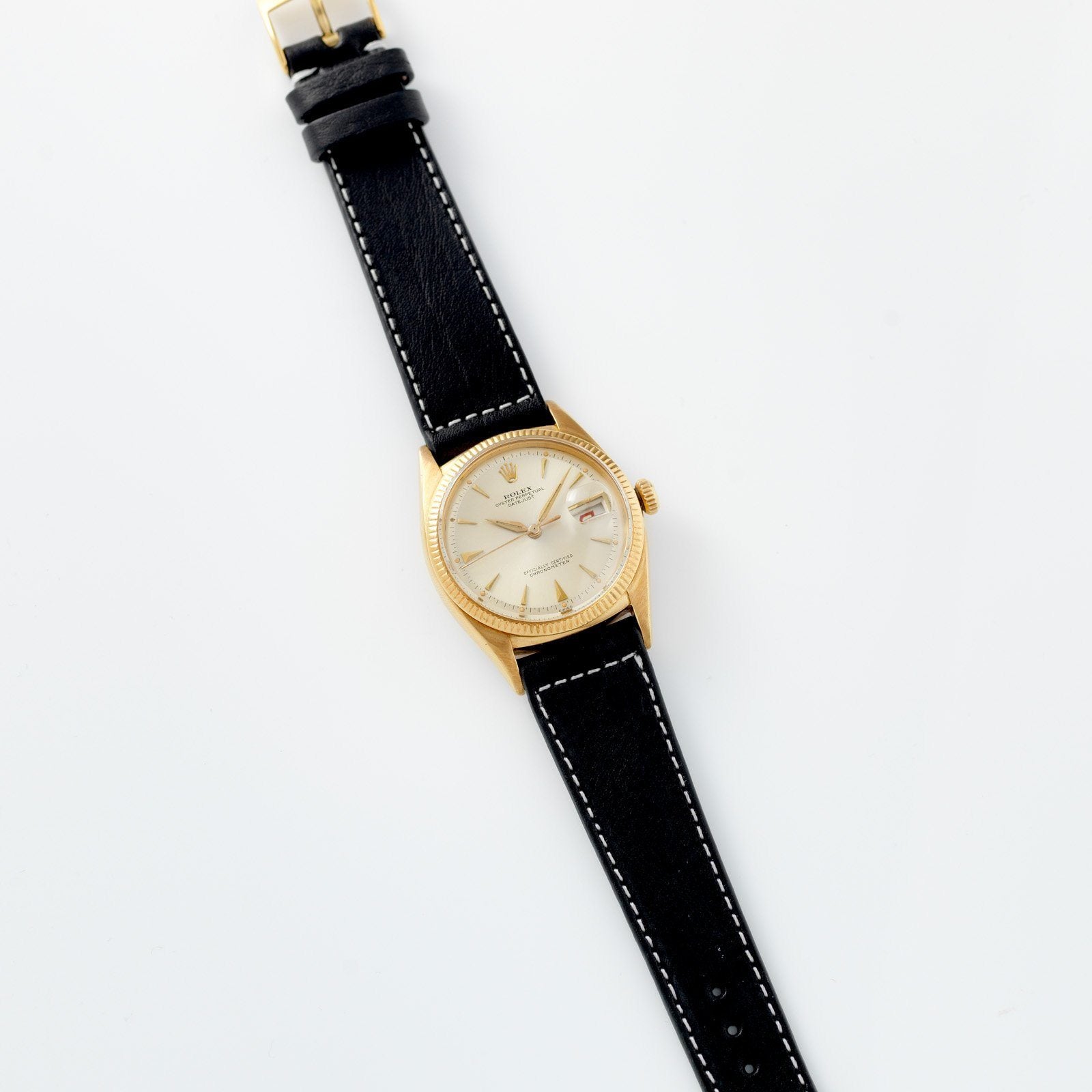 Rolex Datejust 6305 Yellow Gold Ovettone