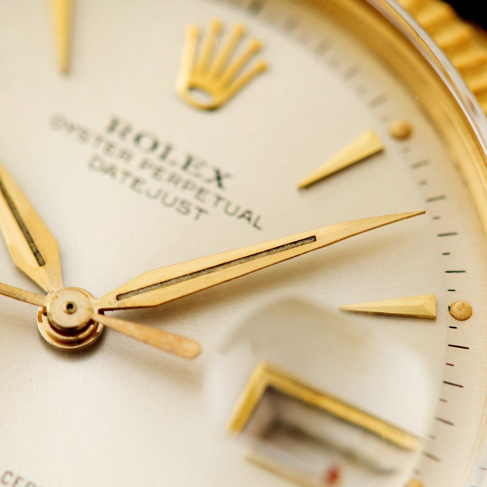 Rolex Datejust 6305 Yellow Gold Ovettone