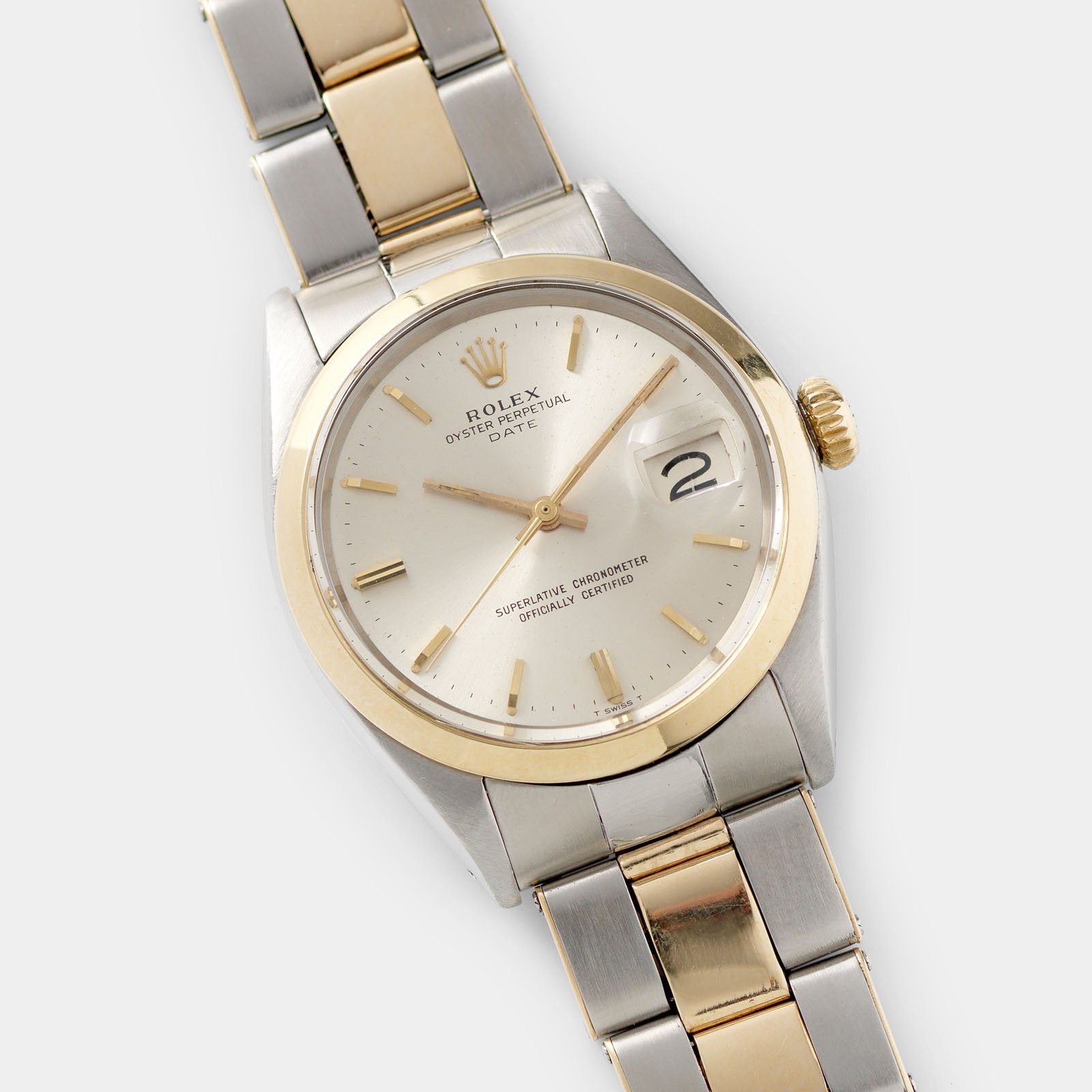 Rolex Oyster Perpetual Date Two-Tone Ref 1500 - Main Image