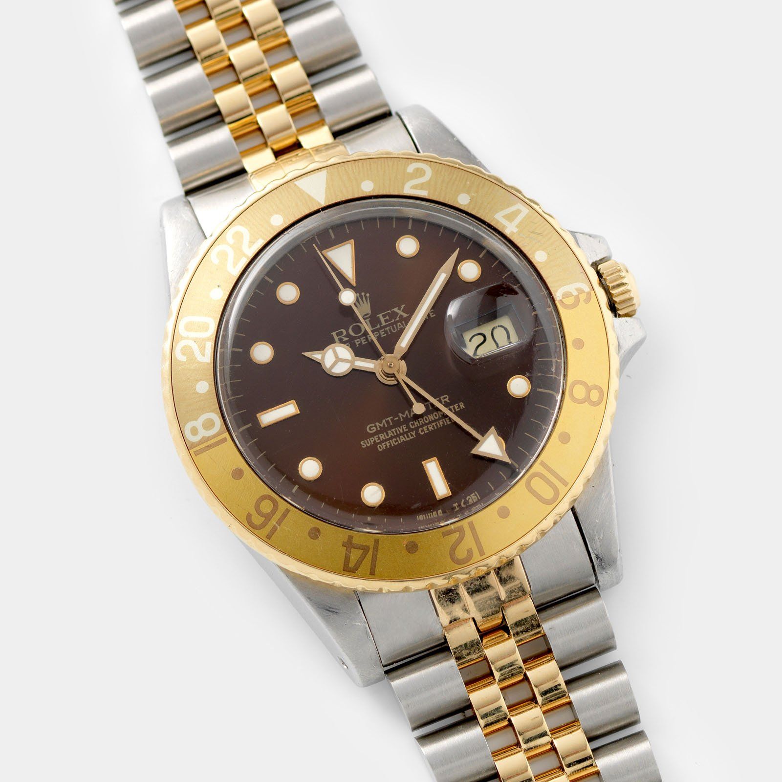 Rolex 16753 Brown Dial GMT Master Root Beer