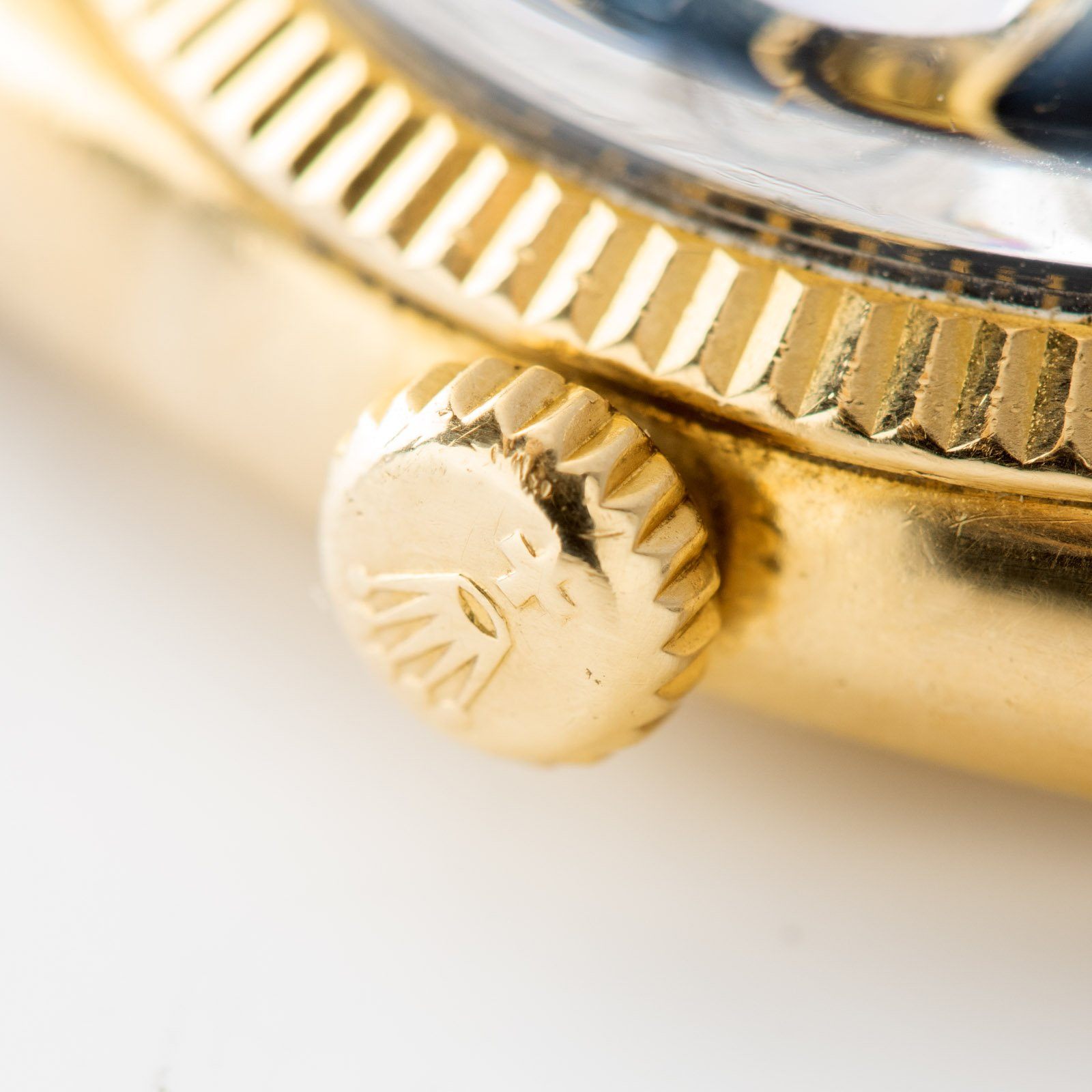 Rare Rolex Datejust ref 6605 Black Gilt Dial with 'OFFICIAL TEST' Text