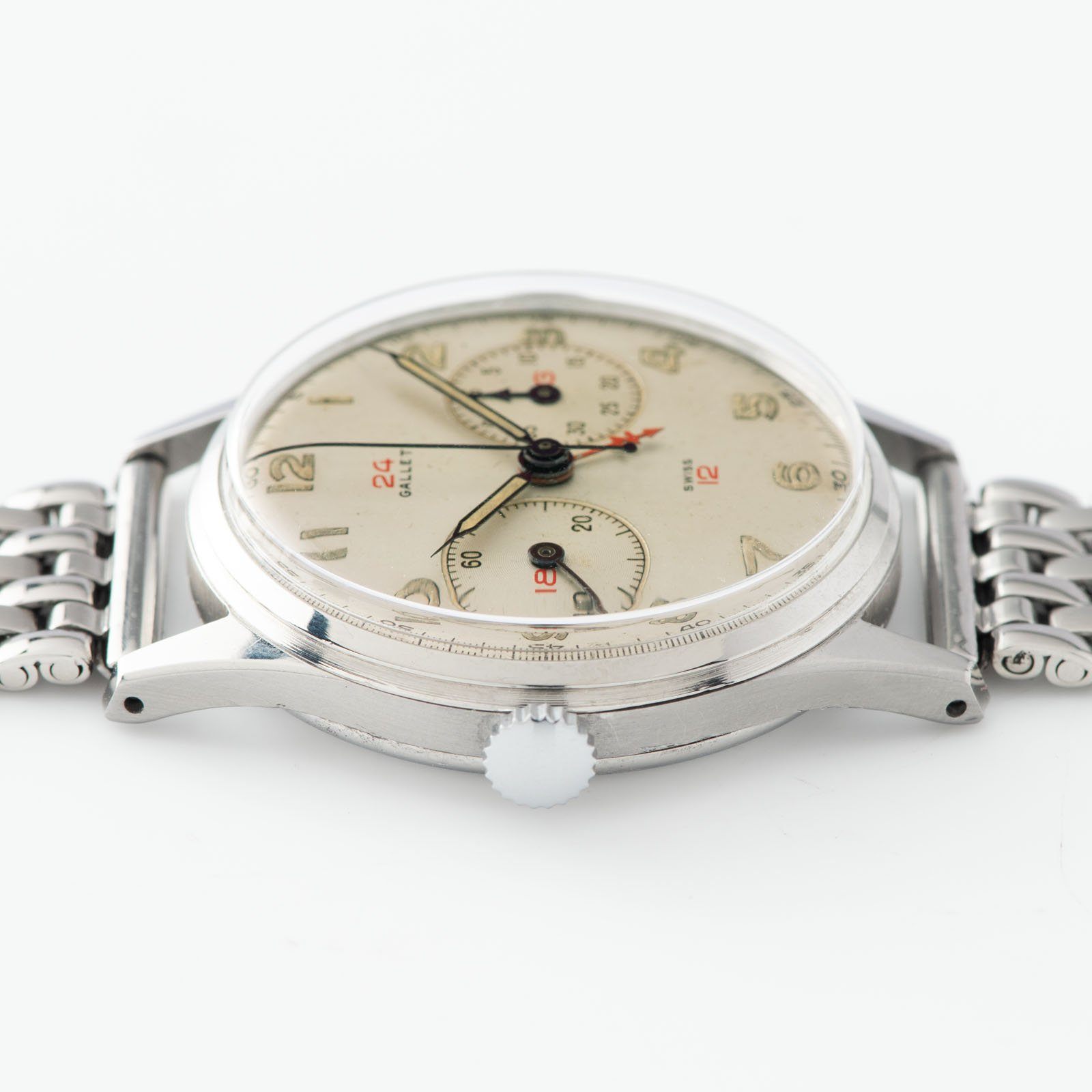 Gallet Multichron Navigator GMT Steel Chronograph