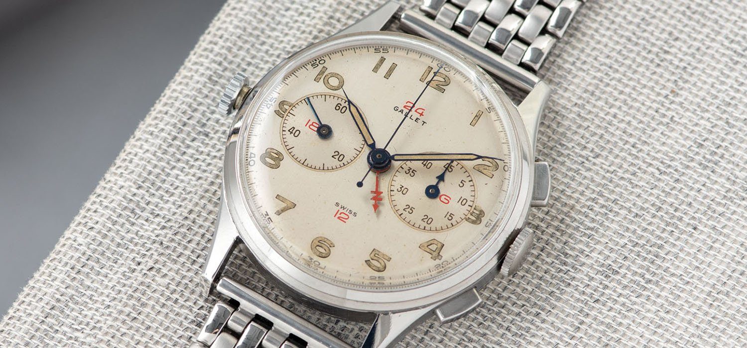 Gallet Multichron Navigator GMT Steel Chronograph