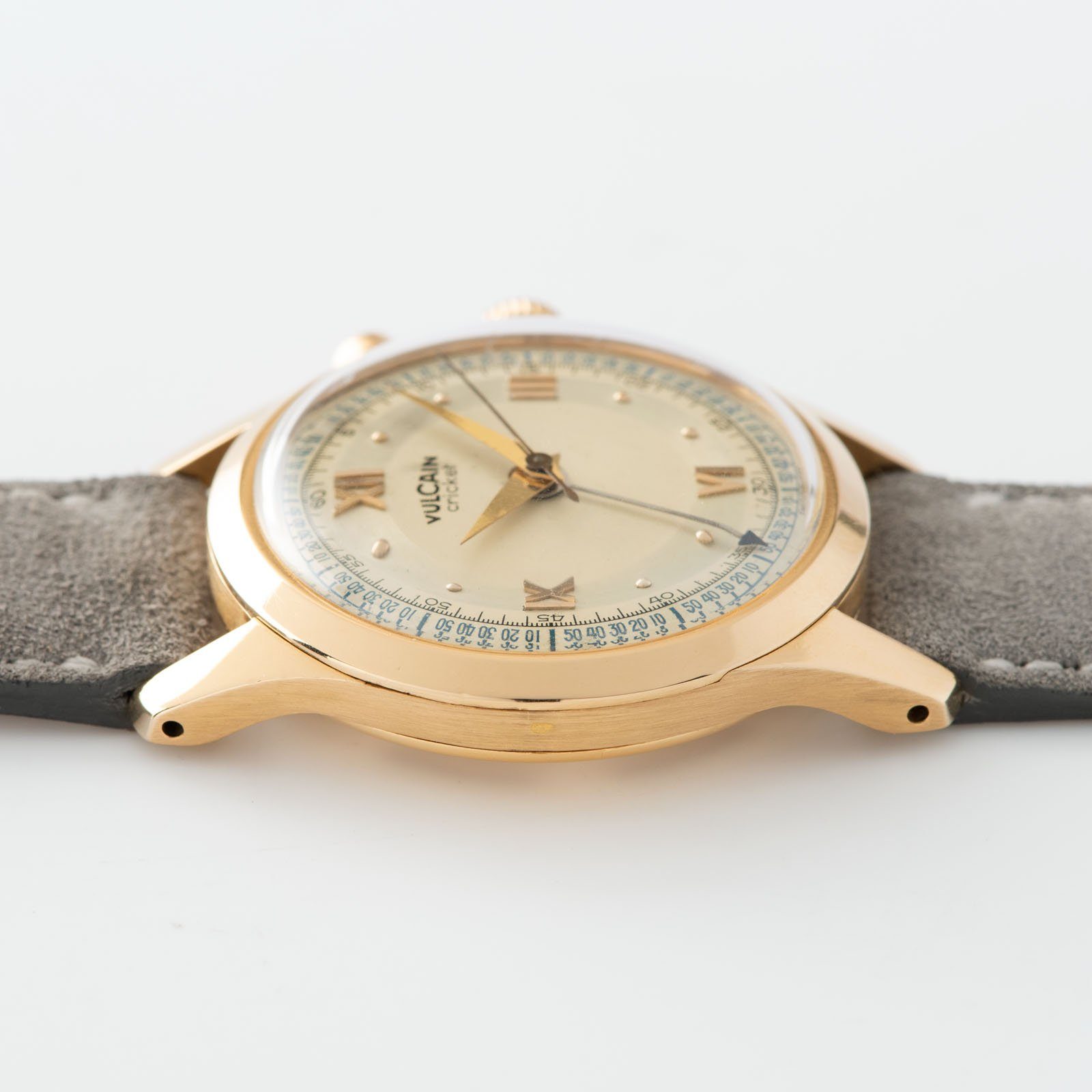 Vulcain Cricket Rose Gold Alarm Watch