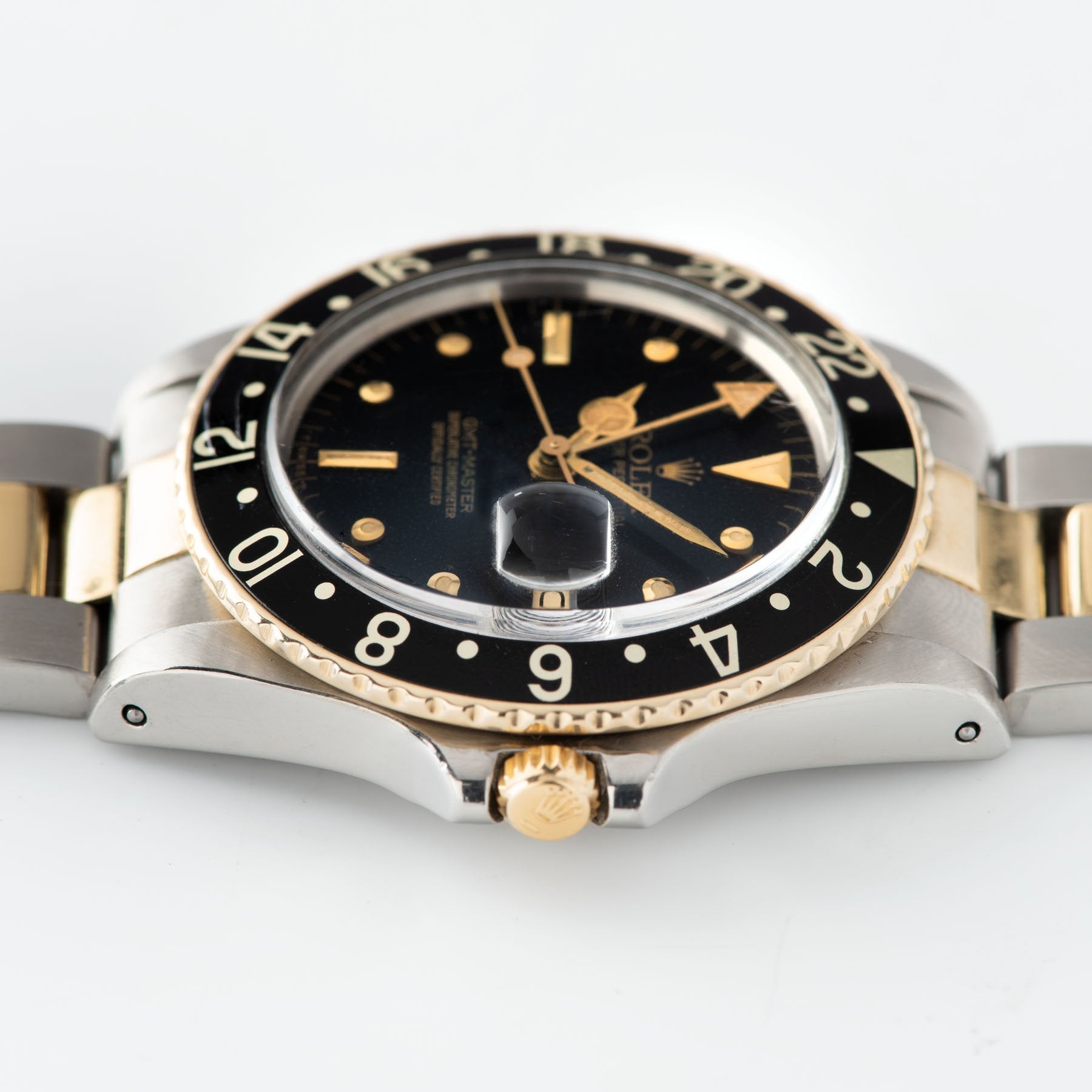 Rolex 16753 Black Nipple Dial GMT Master
