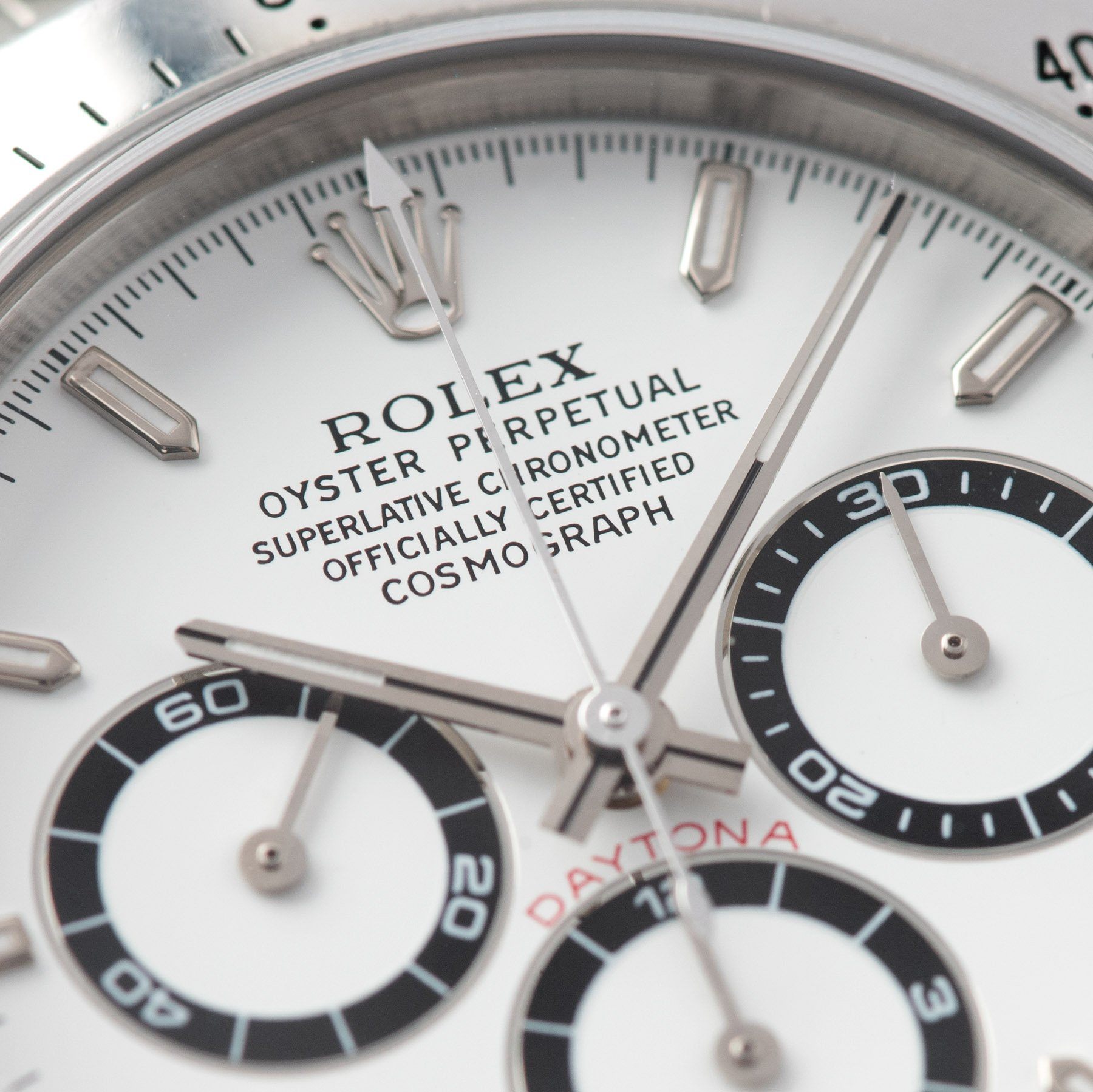 Rolex Zenith Daytona Steel 16520 White Dial T-Serial