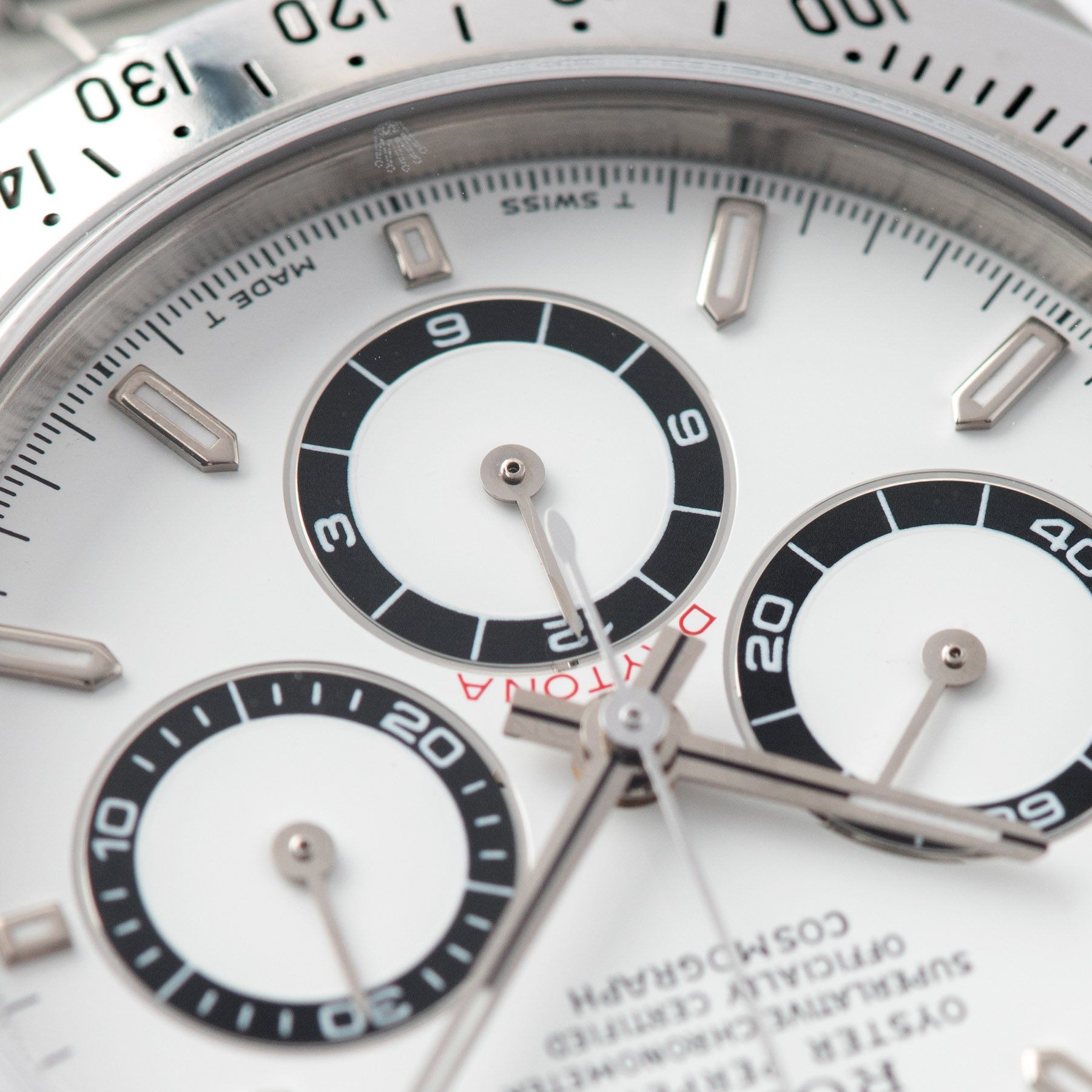 Rolex Zenith Daytona Steel 16520 White Dial T-Serial