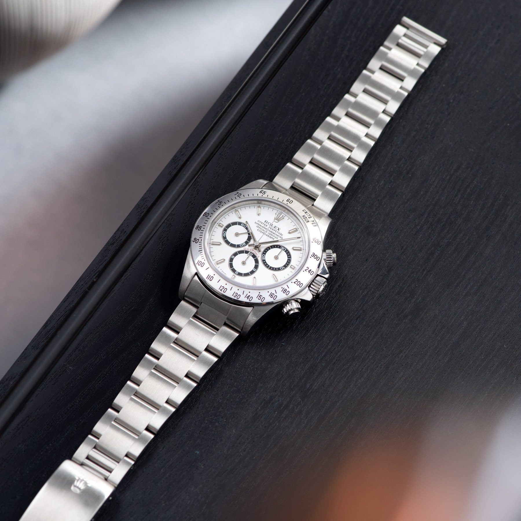 Rolex Zenith Daytona Steel 16520 White Dial T-Serial
