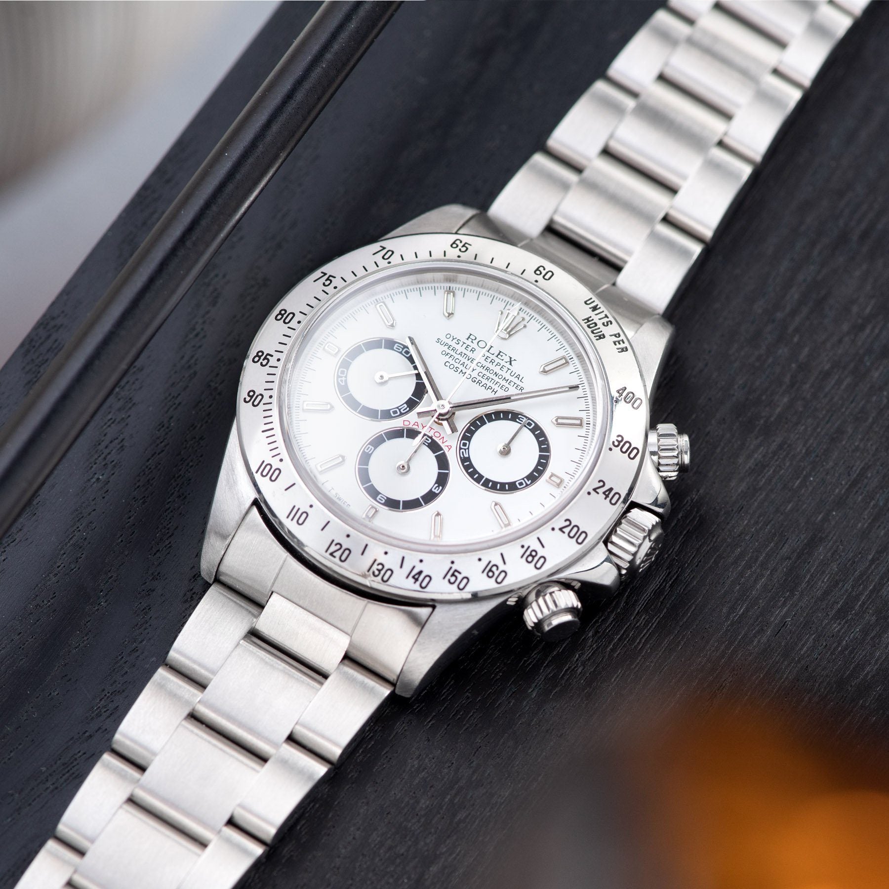 Rolex Zenith Daytona Steel 16520 White Dial T-Serial