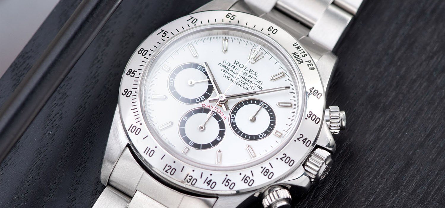Rolex Zenith Daytona Steel 16520 White Dial T-Serial