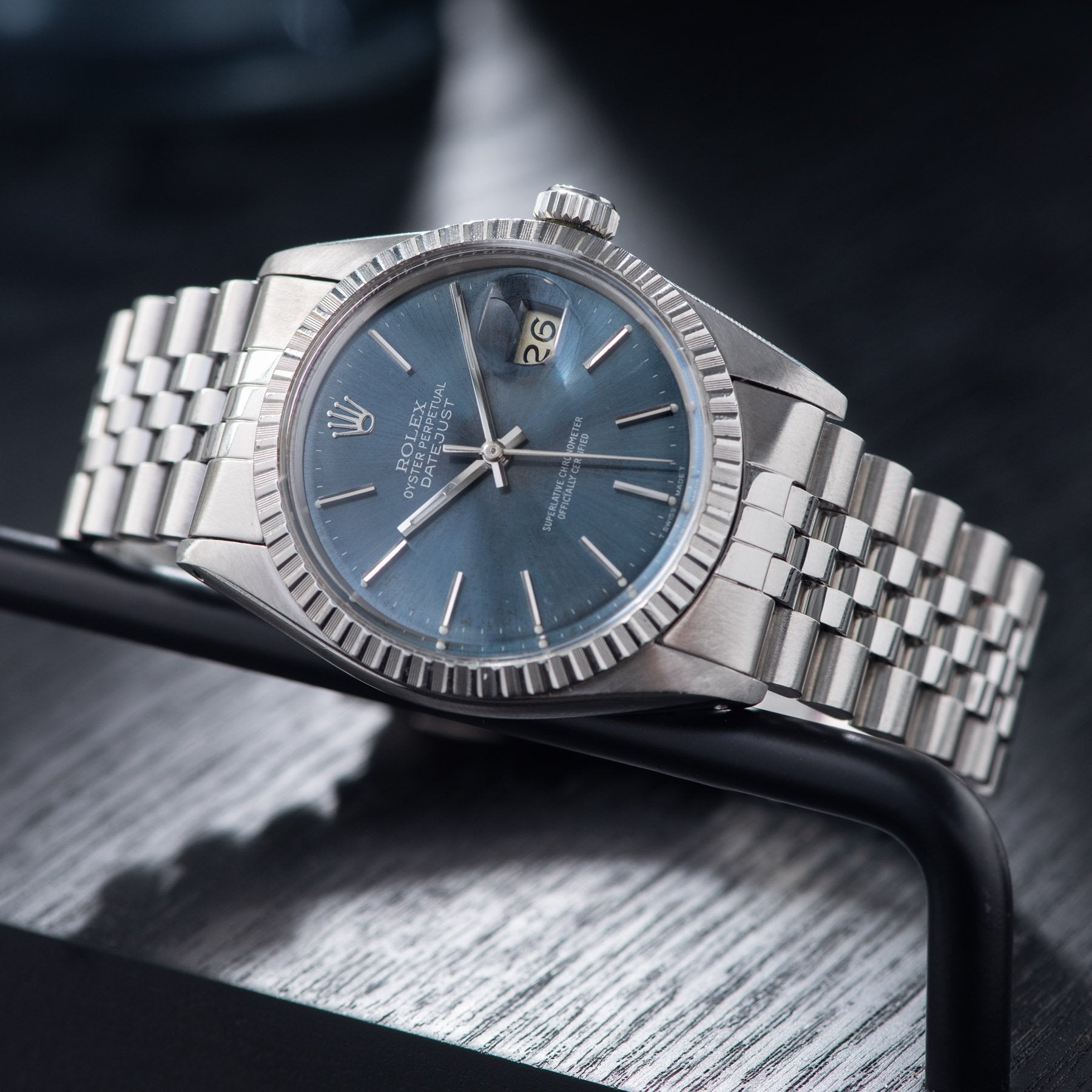 Rolex Datejust Blue Soleil Dial 16030
