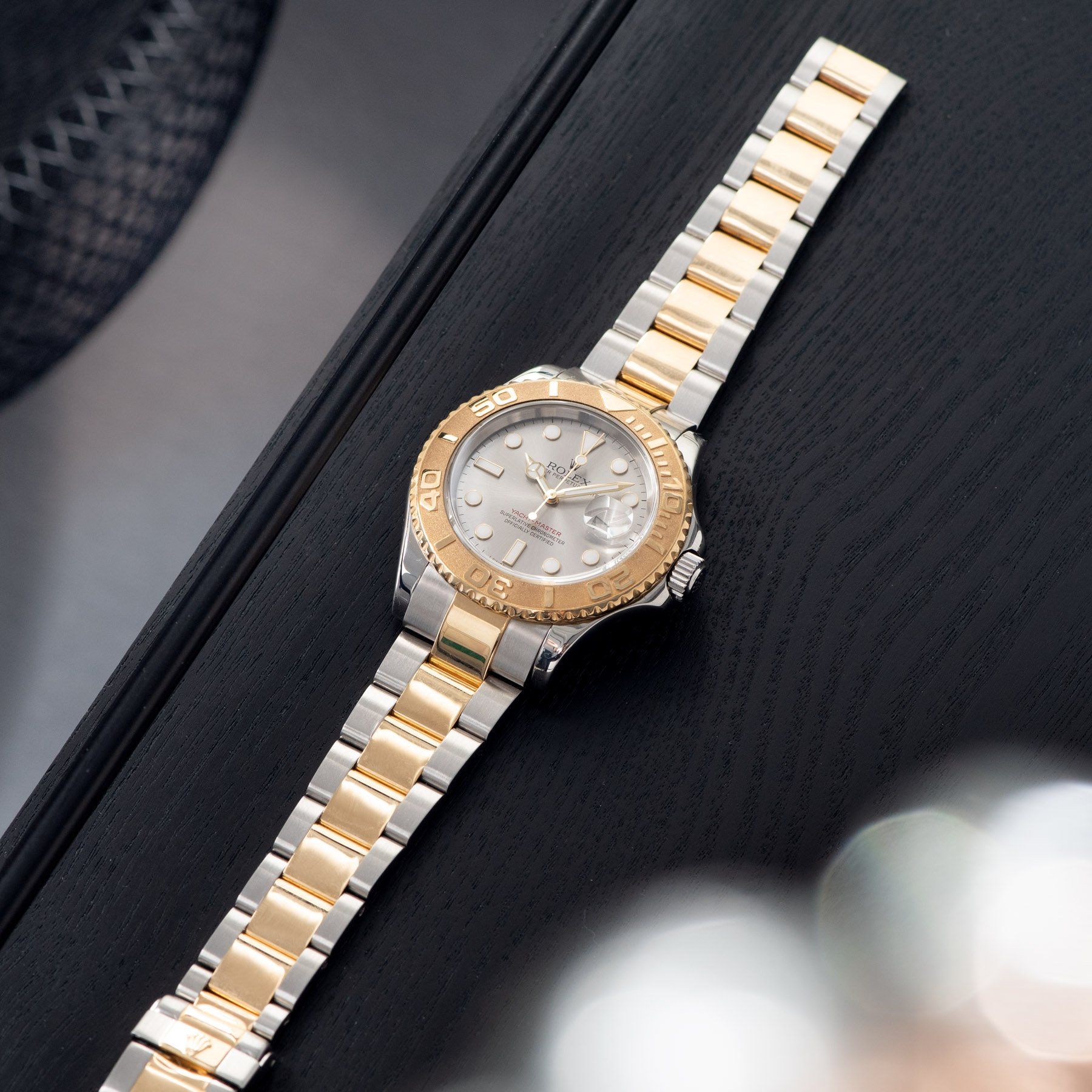 Rolex Yachtmaster Steel and Gold 16623 Grey Dial