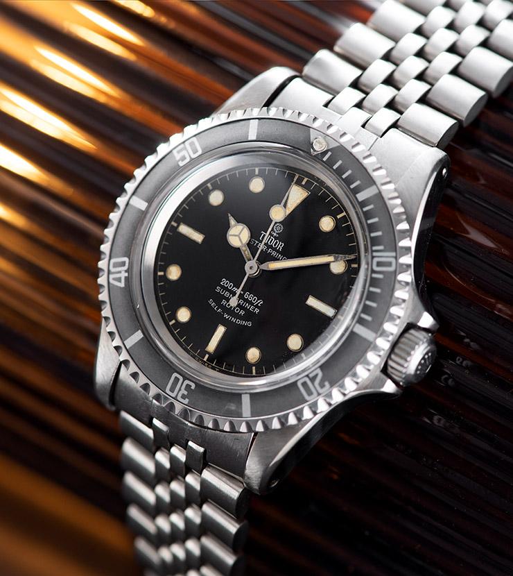 Tudor Submariner Ref 7928 Gilt Minute Track Ghost Bezel