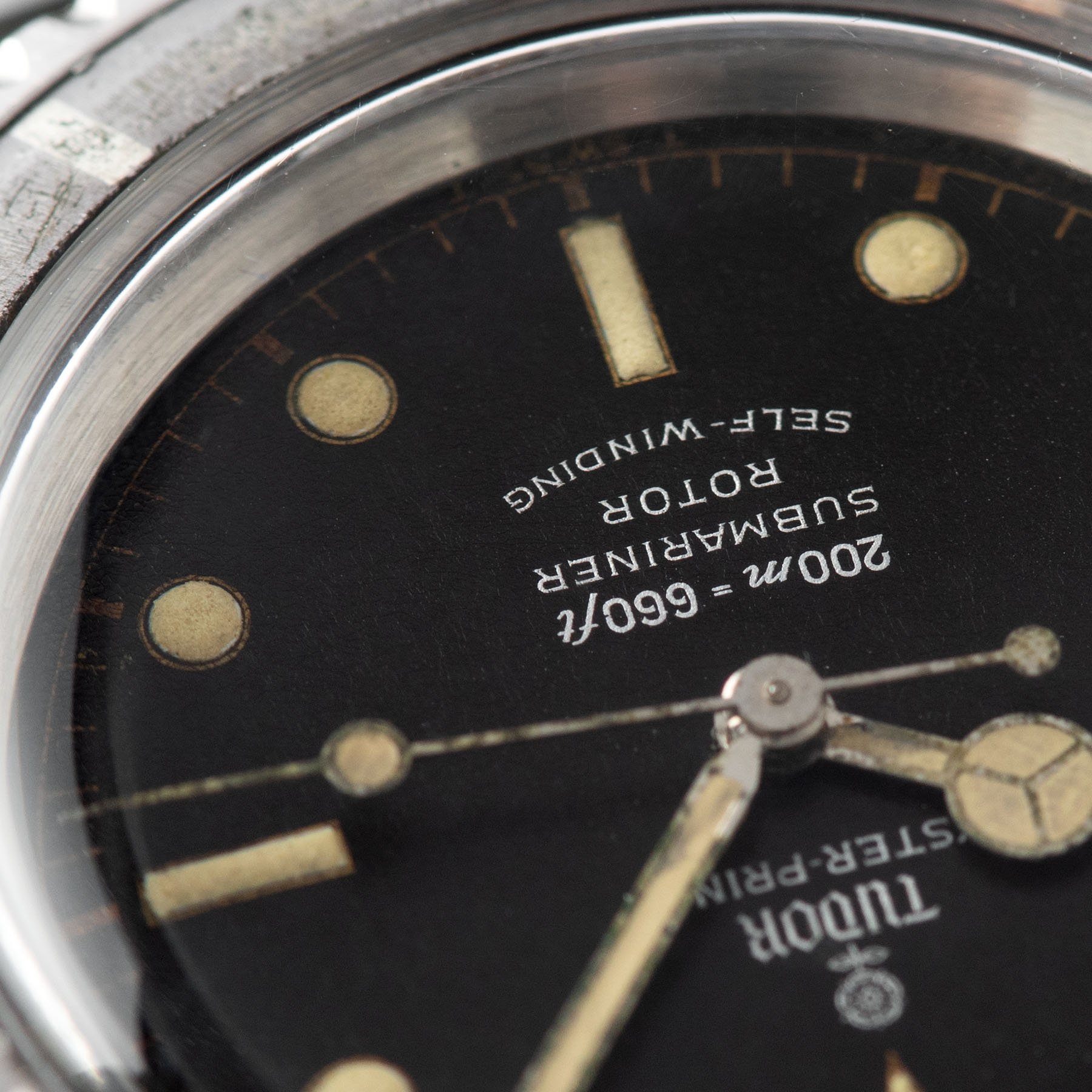 Tudor Submariner Ref 7928 Gilt Minute Track Faded Bezel