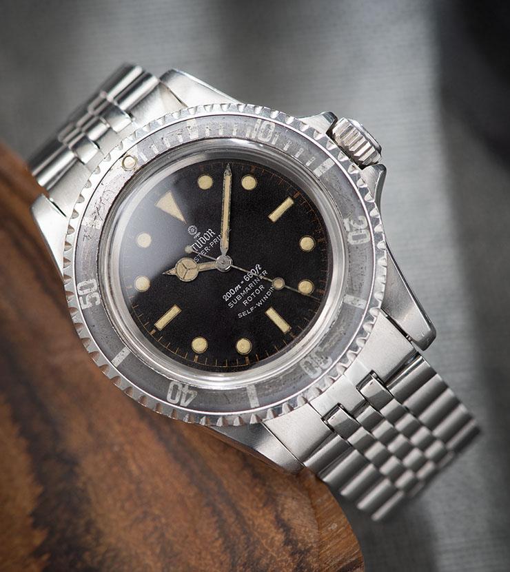 Tudor Submariner Ref 7928 Gilt Minute Track Faded Bezel