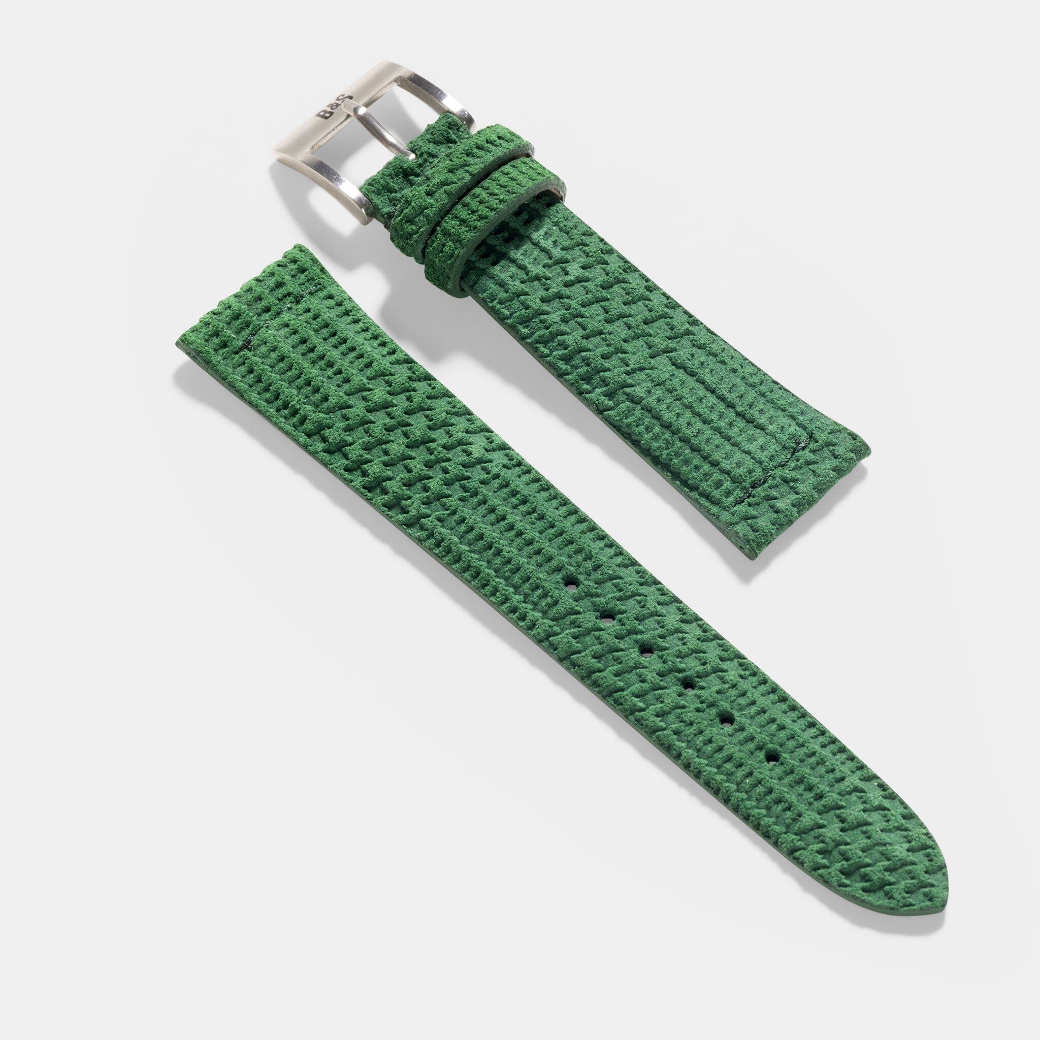 Ziggy Green Suede Leren Horlogeband