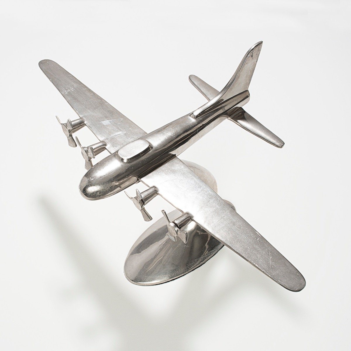 Vintage 1960s Huge Aluminium Air Plane Model