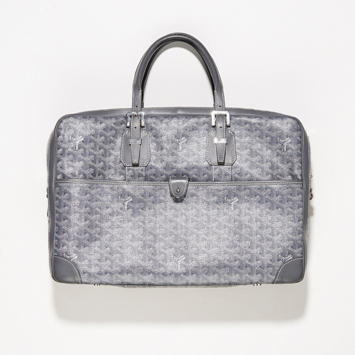 Goyard Ambassador PM Briefcase Grey