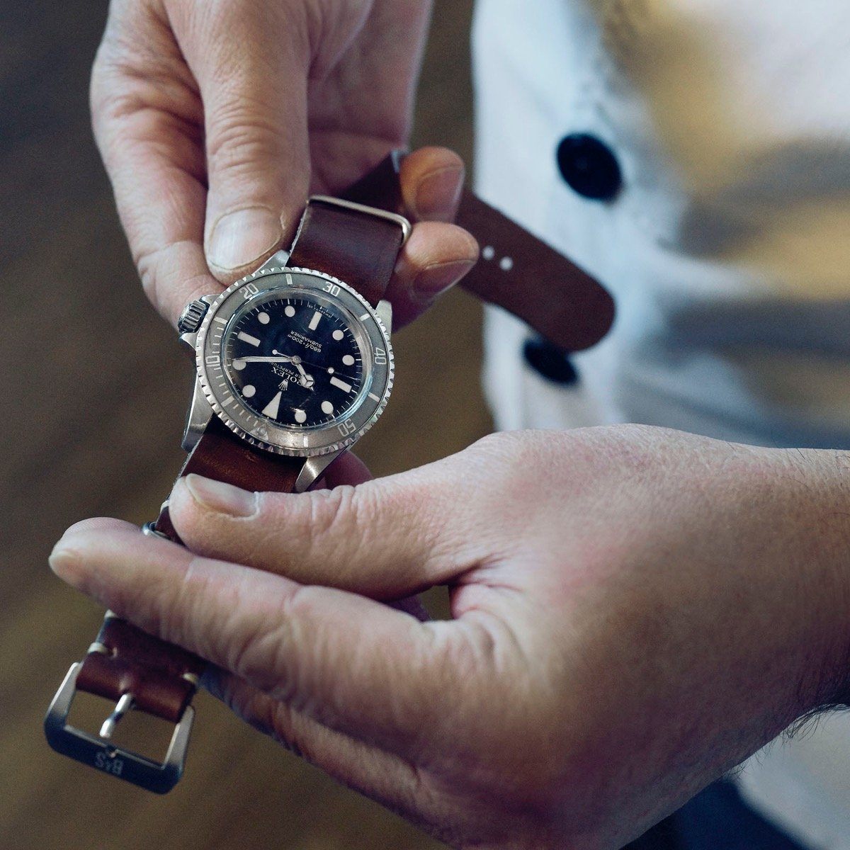 Siena Brown Nato Leren Horlogeband
