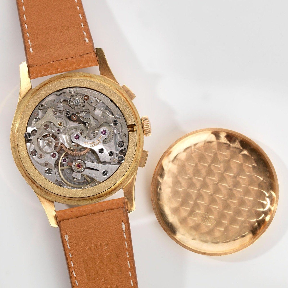 Record Triple Date Moonphase & Chronograph 1950s Valjoux 88