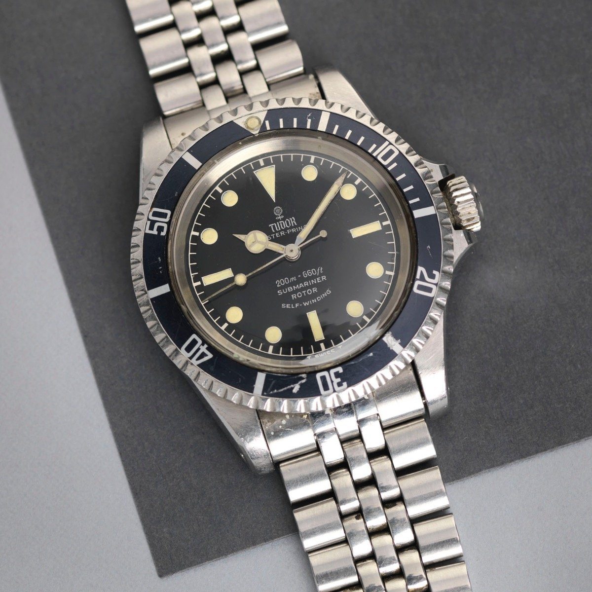 Tudor 7928 Submariner Gilt Chapter Ring