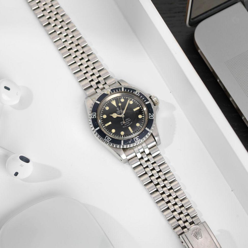 Tudor 7928 Submariner Gilt Chapter Ring